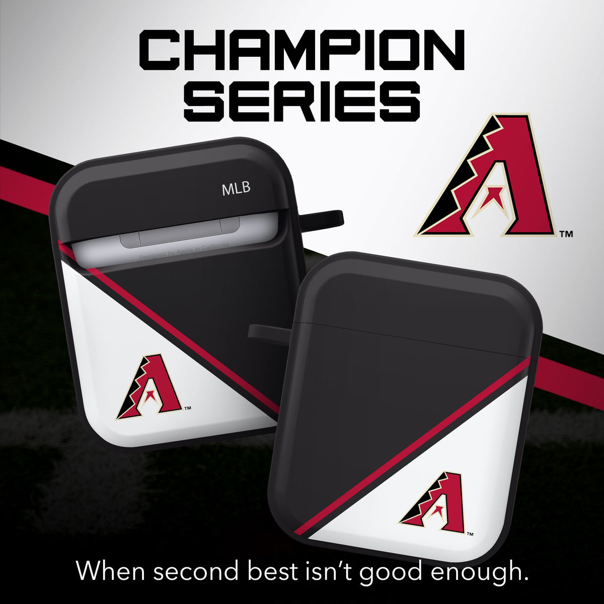 Arizona Diamondbacks HDX Champion Series Apple AirPods Gen 1 &amp; 2 Case Cover