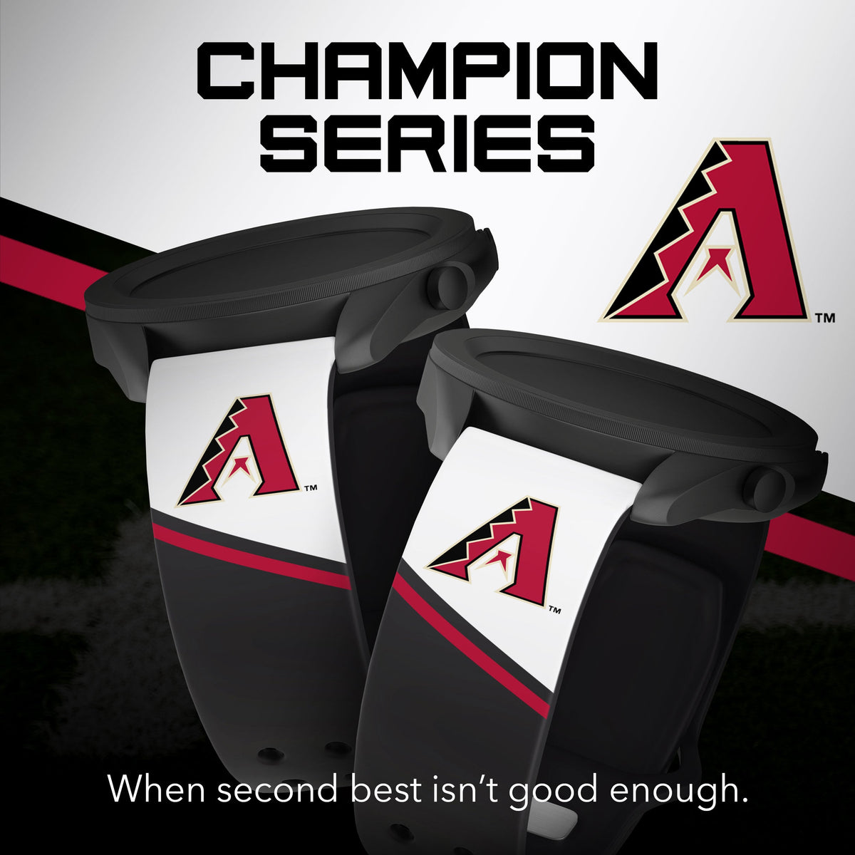 Arizona Diamondbacks HD Champion Series Samsung Galaxy Watch Band