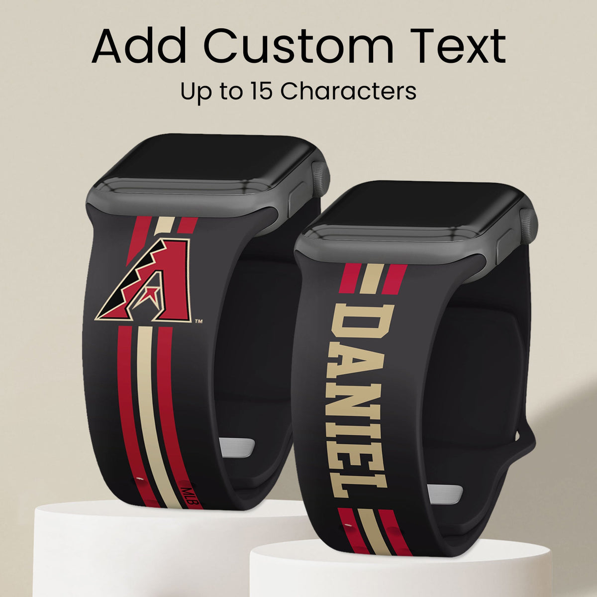 Arizona Diamondbacks Custom Name HD Apple Watch Band