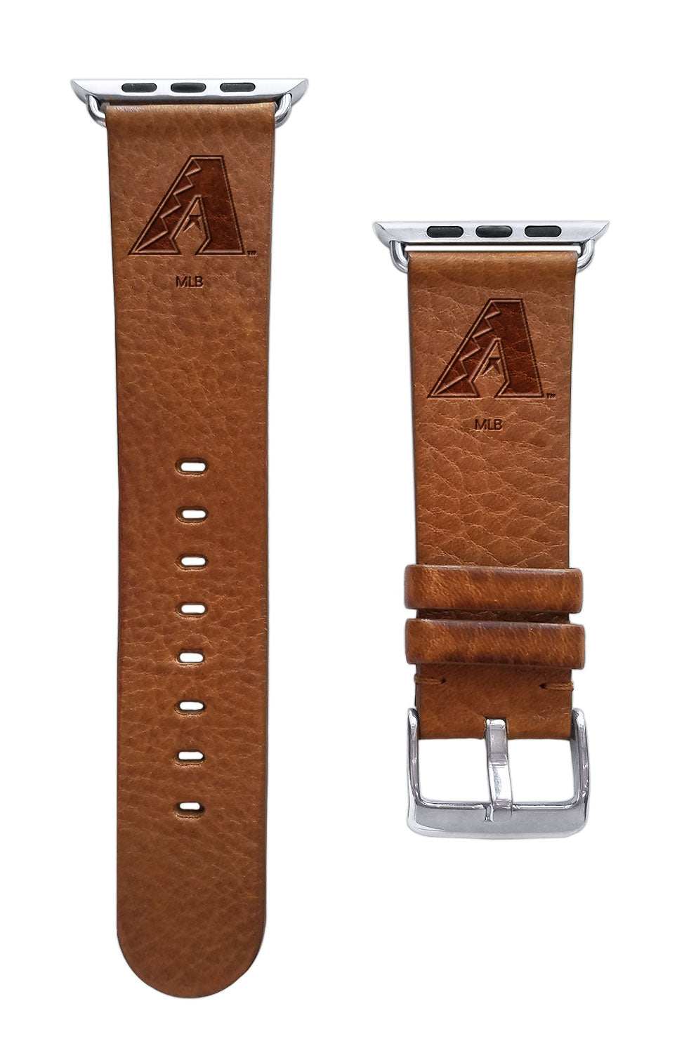 Arizona Diamondbacks Leather Band Compatible with Apple Watch - Game Time