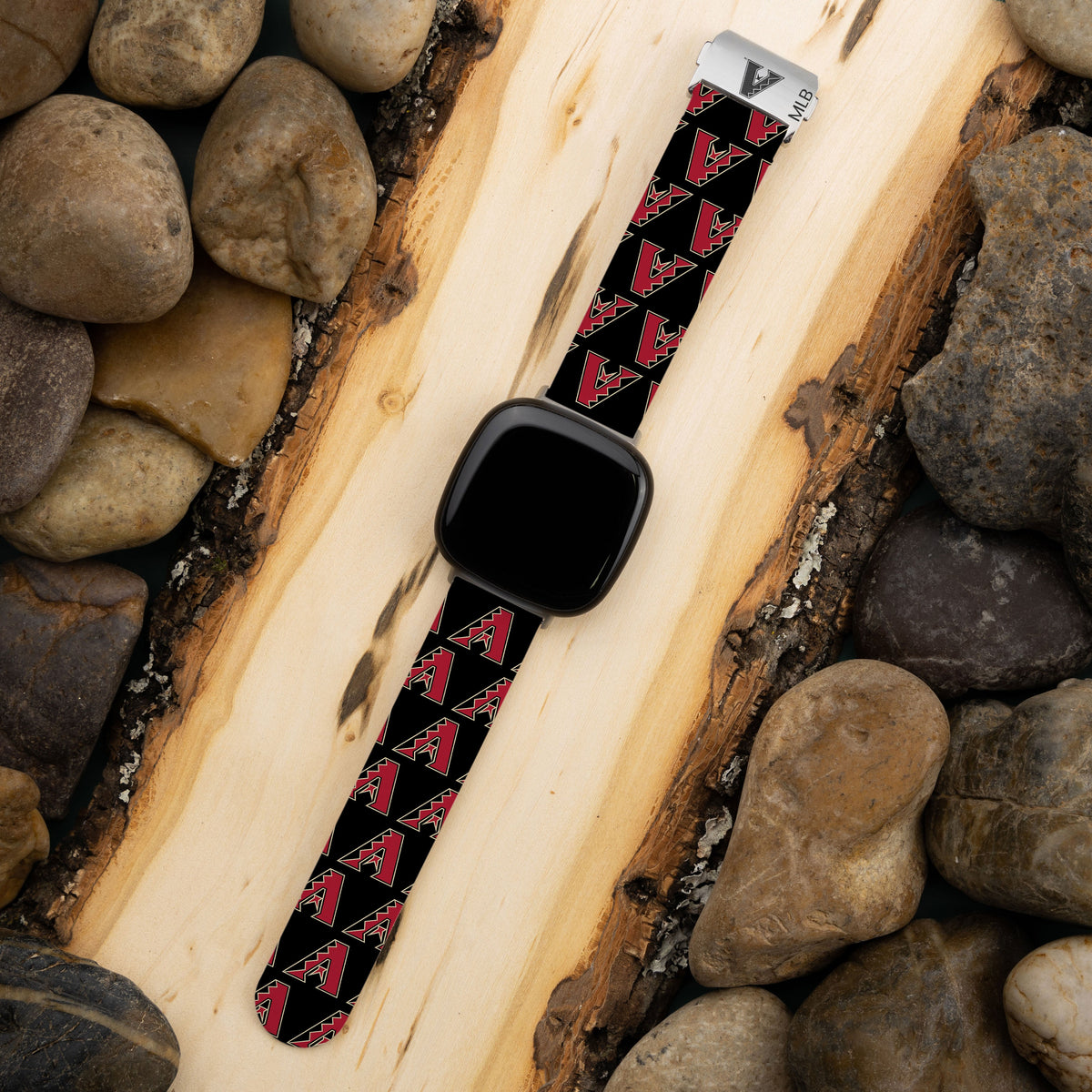 Arizona Diamondbacks Signature Series Watch Band Compatible with FitBit Versa 3 &amp; Sense