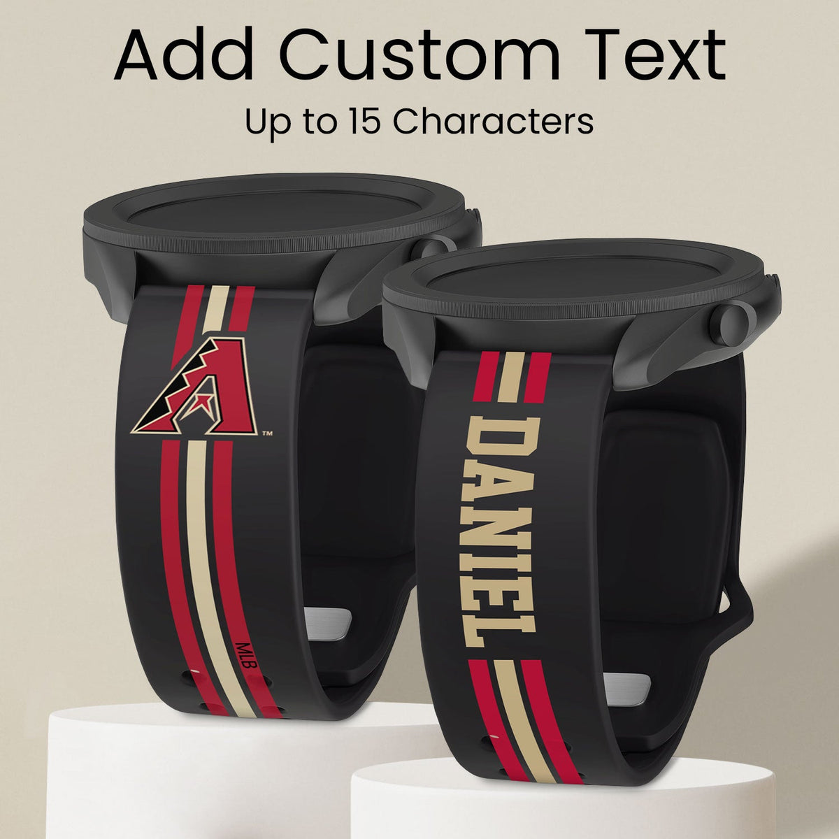 Arizona Diamondbacks Custom Name HD Quick Change Watch Band