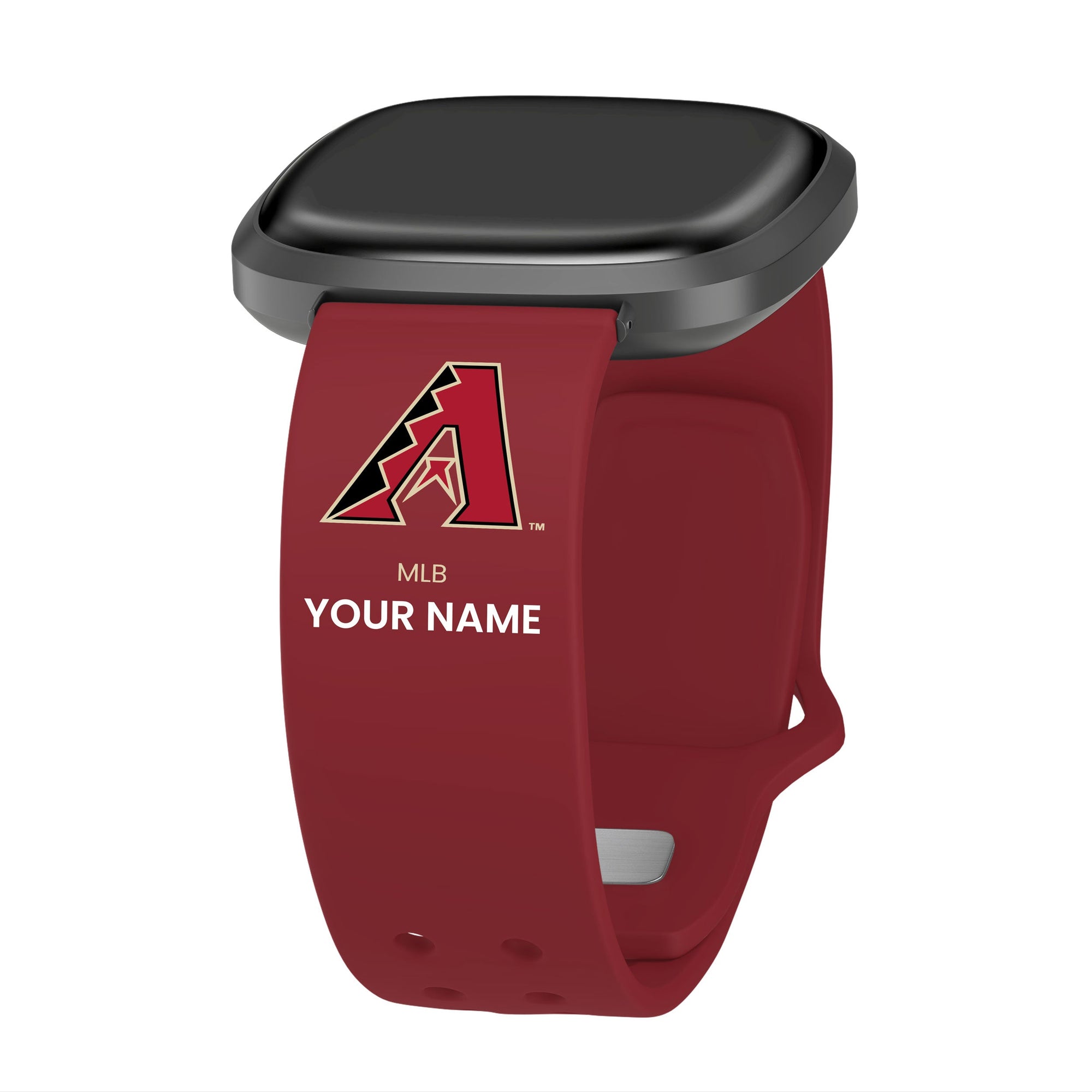 Arizona Diamondbacks HD Custom Name Watch Band Compatible with Fitbit Versa 3 and Sense