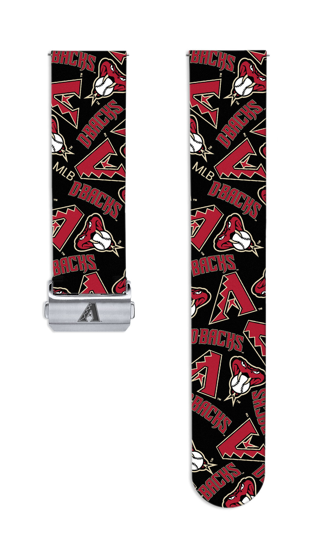 Arizona Diamondbacks Full Print Quick Change Watch Band With Engraved Buckle - Game Time