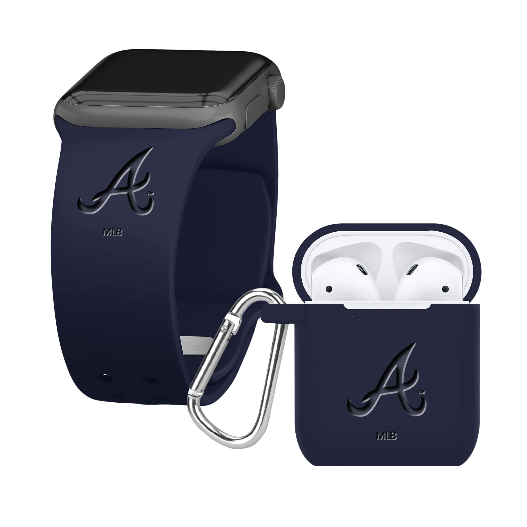 Game Time Atlanta Braves Engraved Apple Combo Package