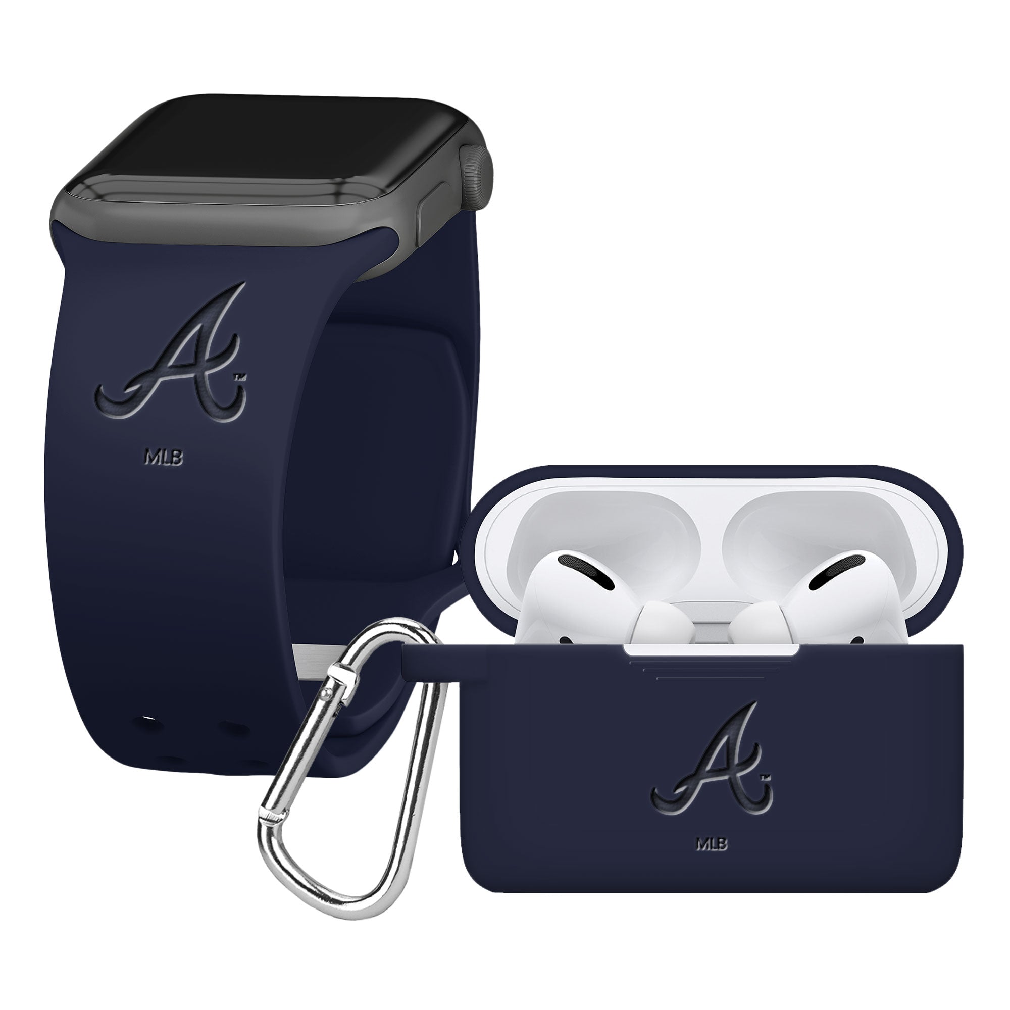 Game Time Atlanta Braves Engraved Apple Combo Pro Package
