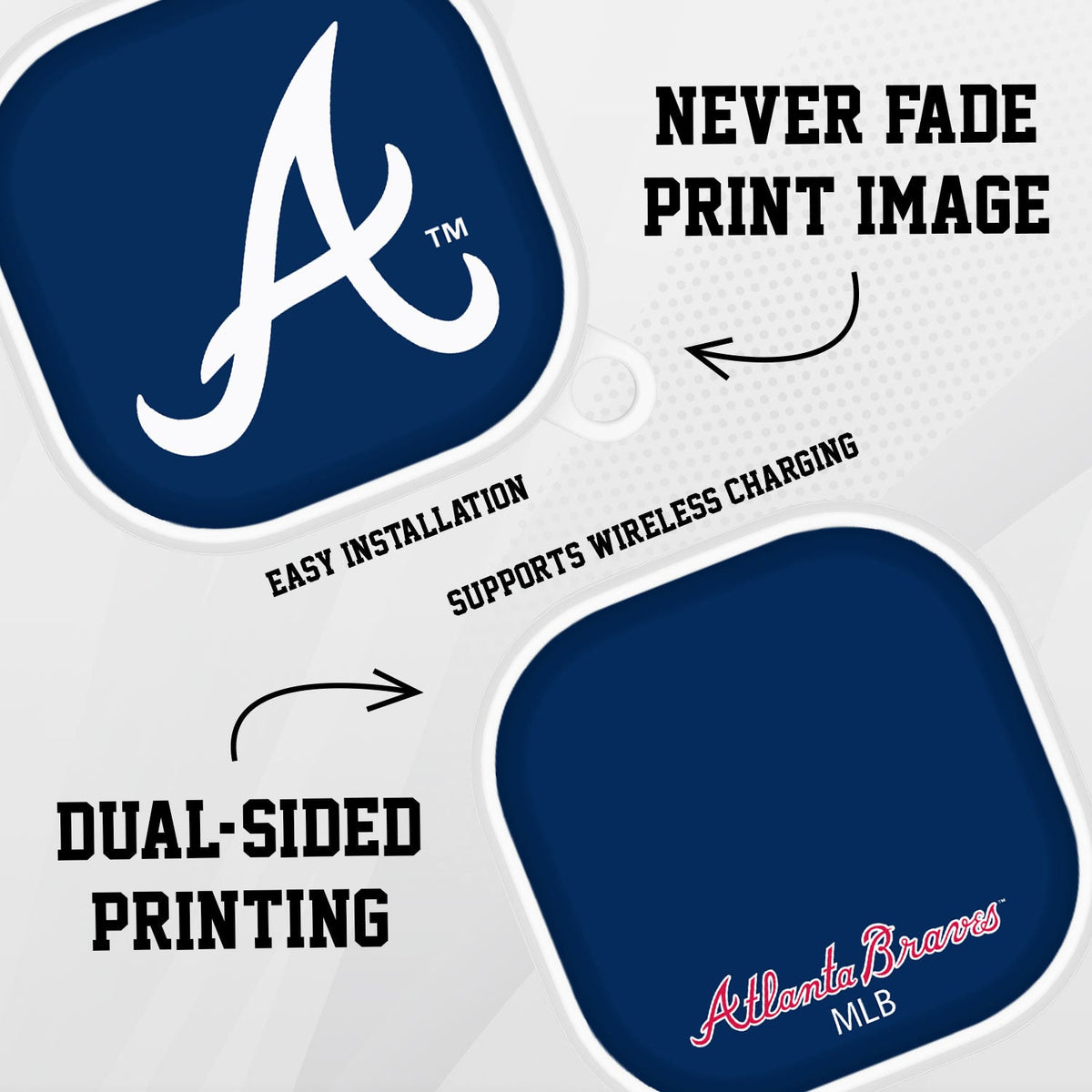 Atlanta Braves HDX Samsung Galaxy Buds Pro Case Cover