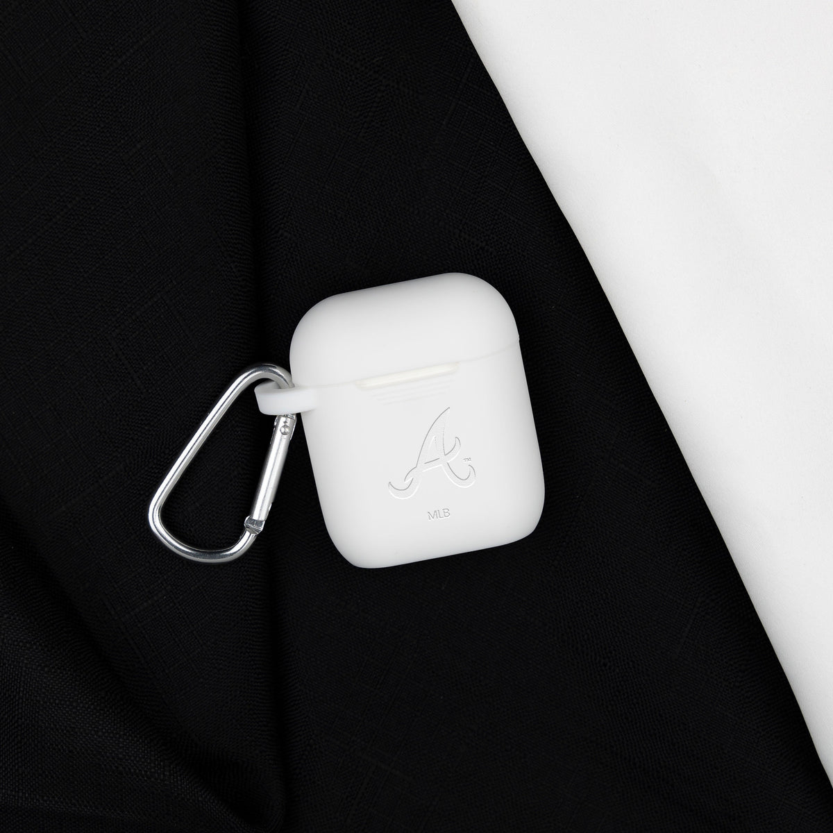 Game Time Atlanta Braves Engraved Silicone AirPods Case Cover