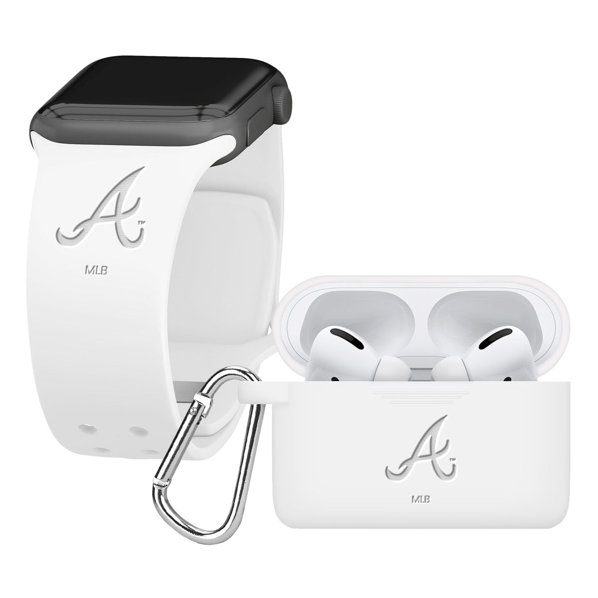 Game Time Atlanta Braves Engraved Apple Combo Pro Package