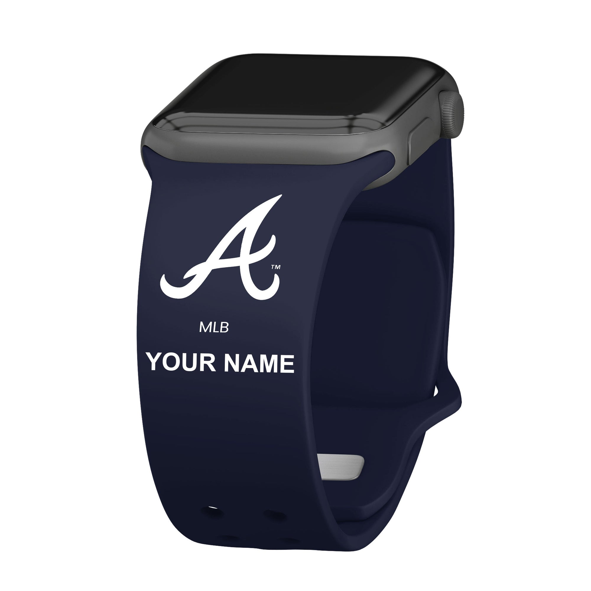 Atlanta Braves HD Custom Name Apple Watch Band