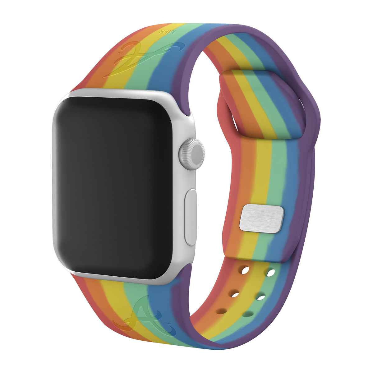 Game Time Atlanta Braves Engraved Silicone Apple Watch Band