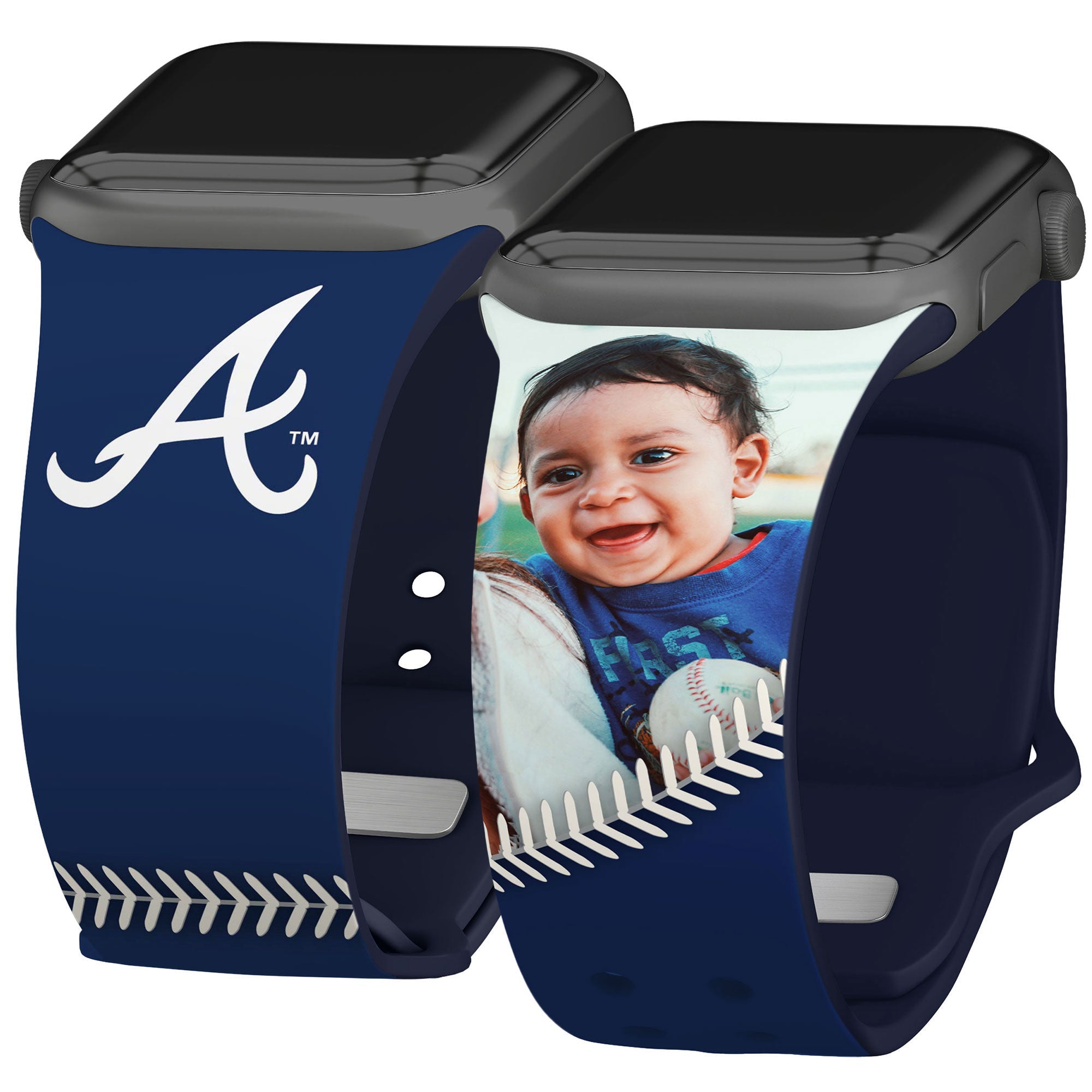 Atlanta Braves Custom Photo HD Apple Watch Band