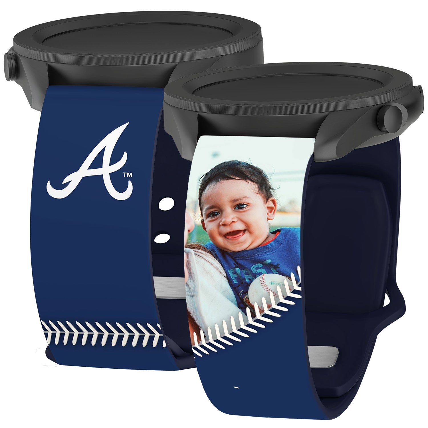 Atlanta Braves Custom Photo HD Samsung Galaxy Watch Band