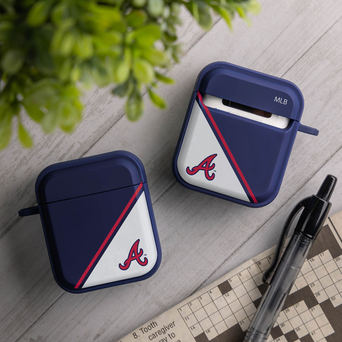 Atlanta Braves HDX Champion Series Apple AirPods Gen 1 &amp; 2 Case Cover