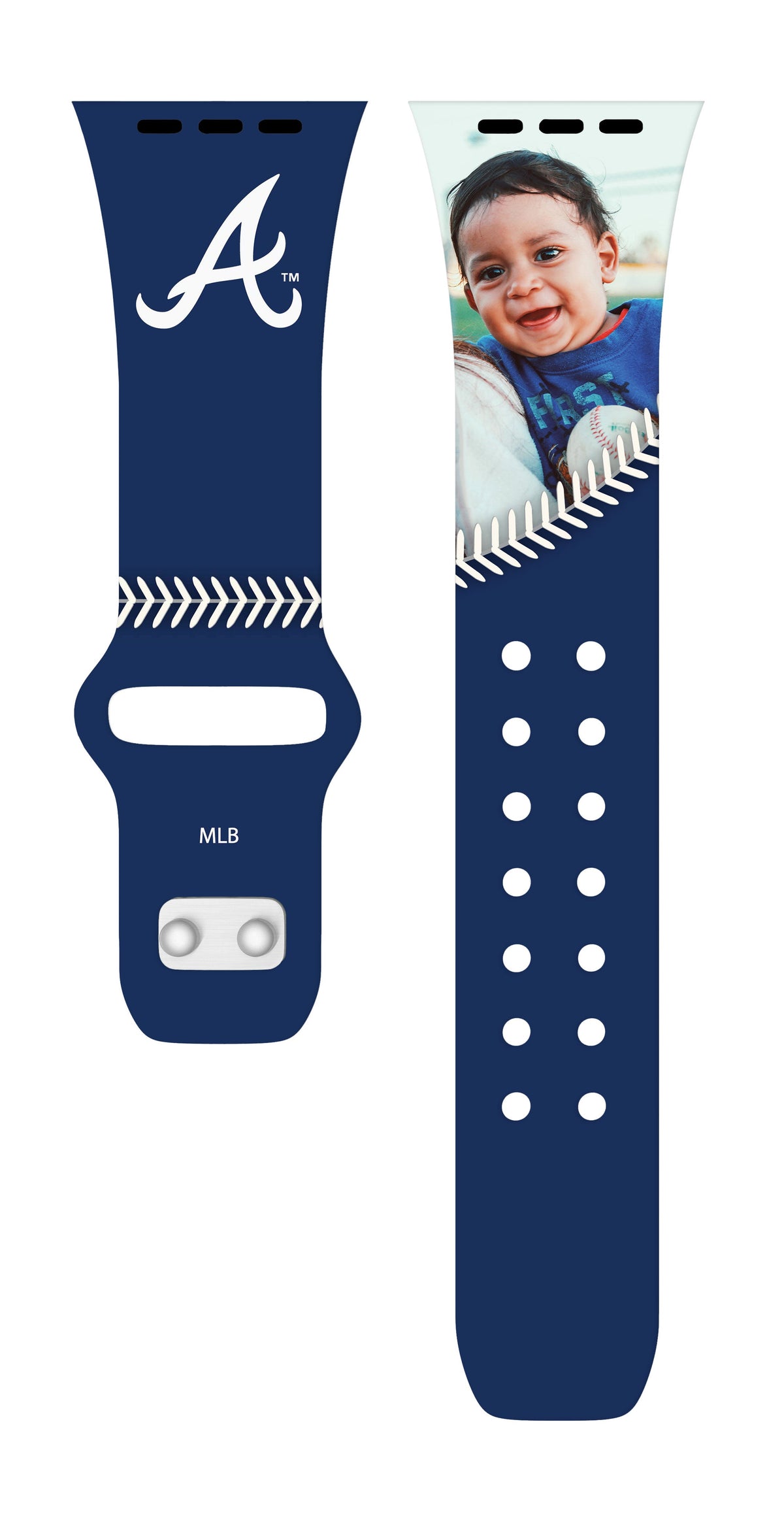 Atlanta Braves Custom Photo HD Apple Watch Band
