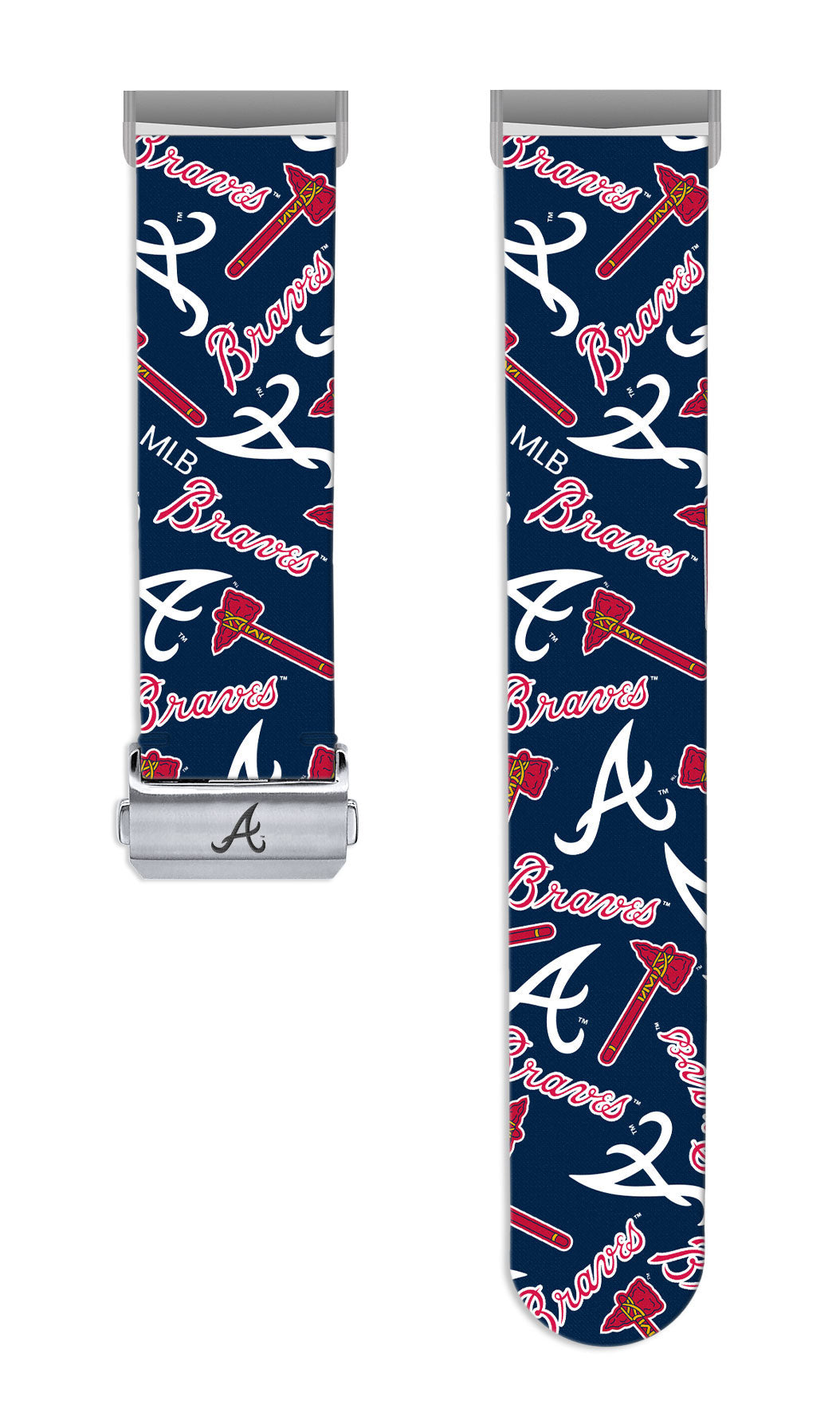 Atlanta Braves Signature Series Watch Band Compatible with FitBit Versa 3 &amp; Sense