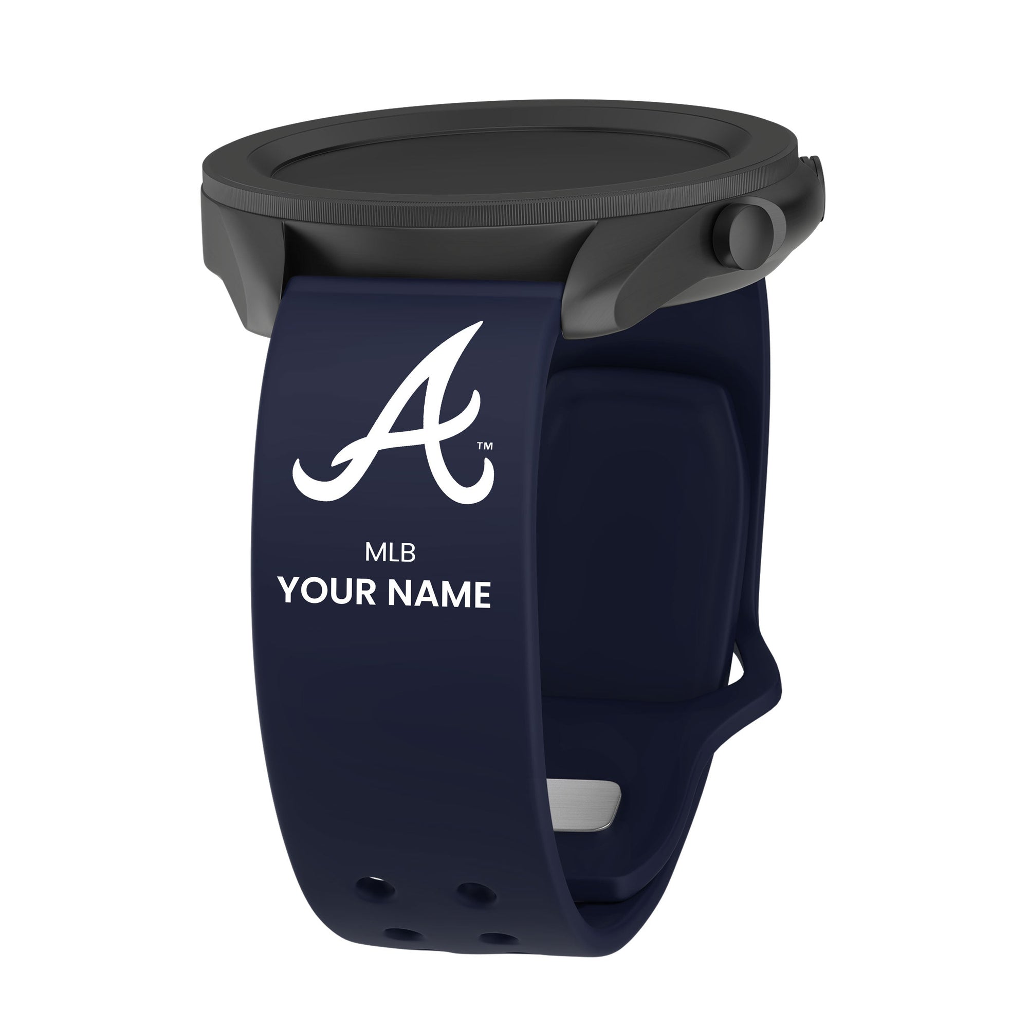 Atlanta Braves HD Custom Name Samsung Galaxy Watch Band