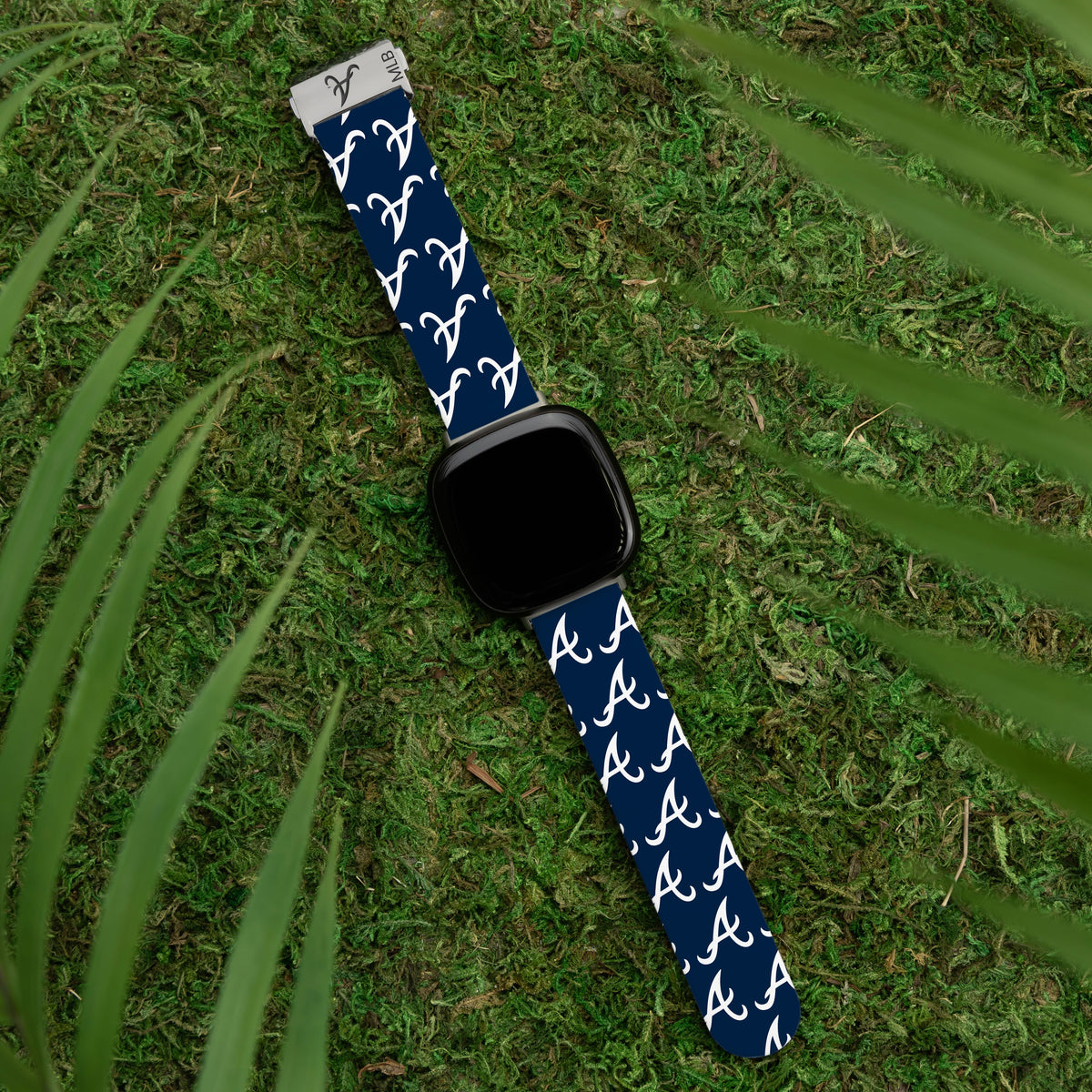 Atlanta Braves Signature Series Watch Band Compatible with FitBit Versa 3 &amp; Sense