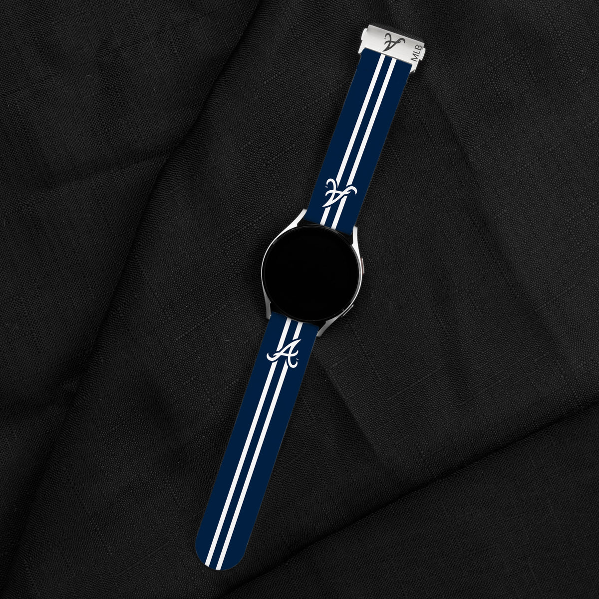 Game Time Atlanta Braves Signature Series Watch Band With Engraved Buckle