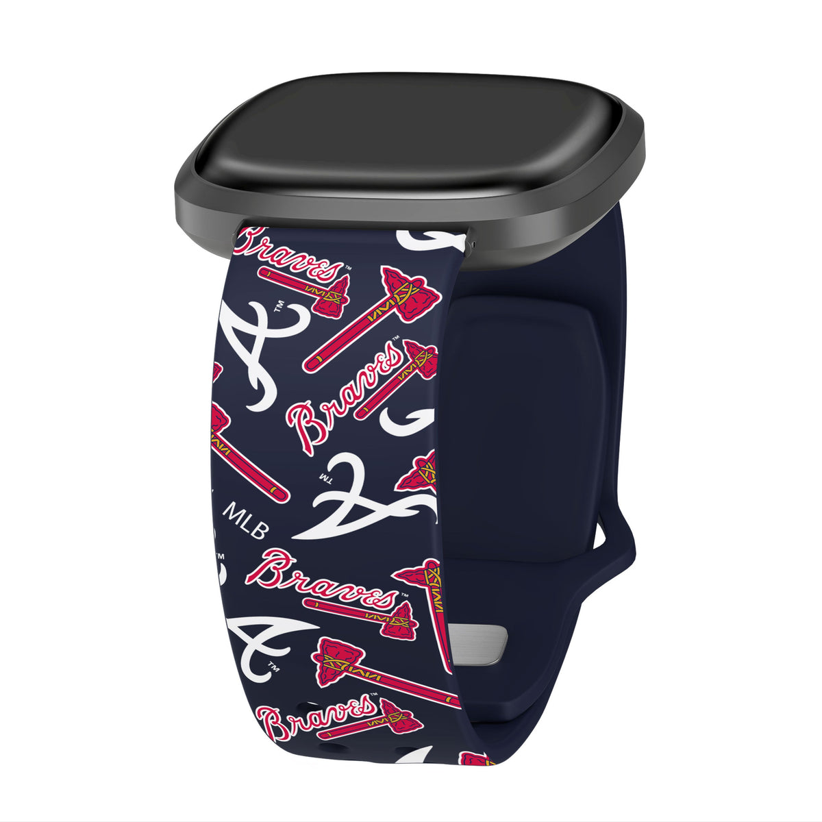 Atlanta Braves HD Fitbit Versa 3 and Sense Watch Band
