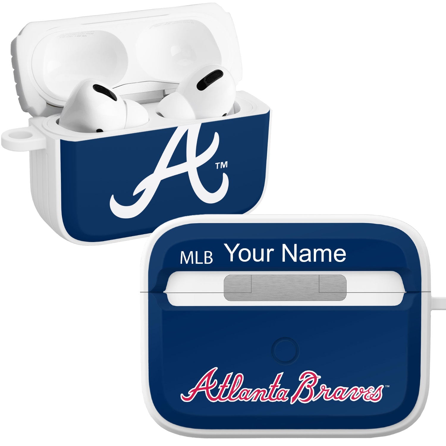 Atlanta Braves Custom HDX Apple AirPods Pro Cover (Classic)