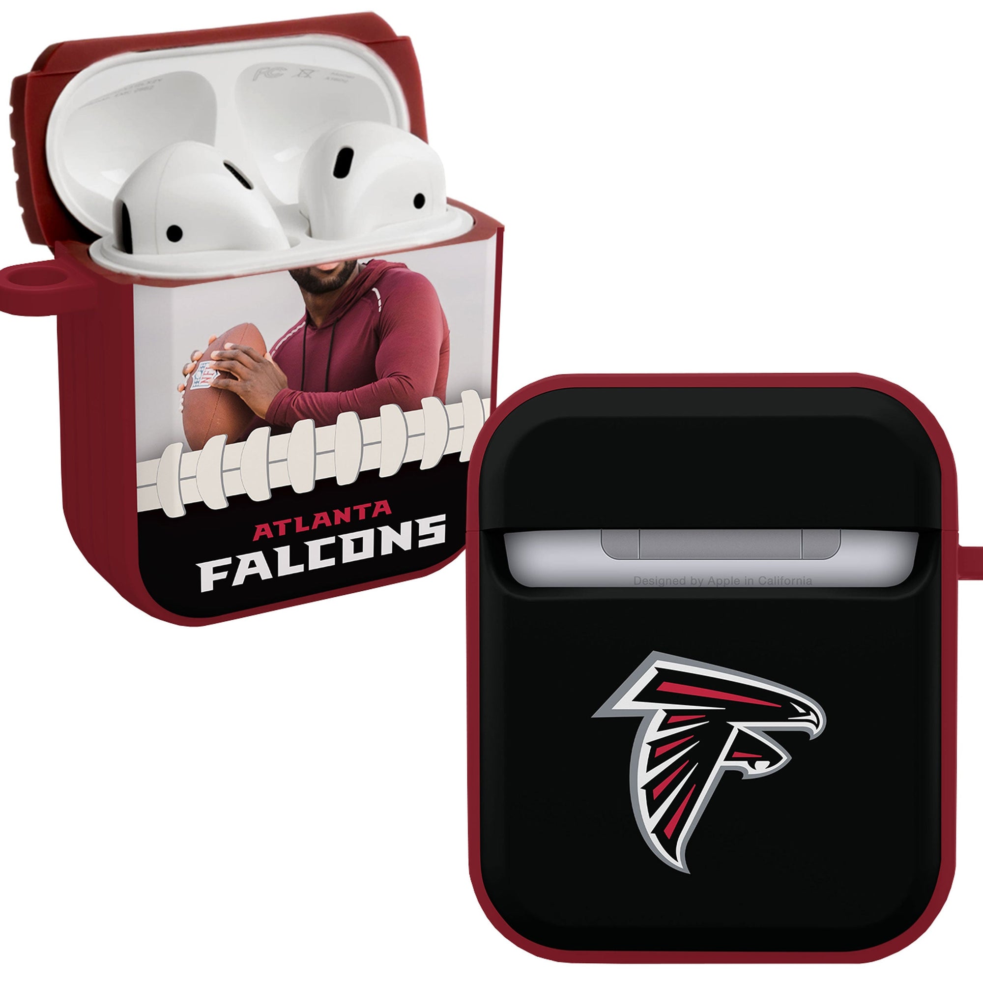 Atlanta Falcons Custom Photo HDX Apple AirPods Gen 1 & 2 Case Cover