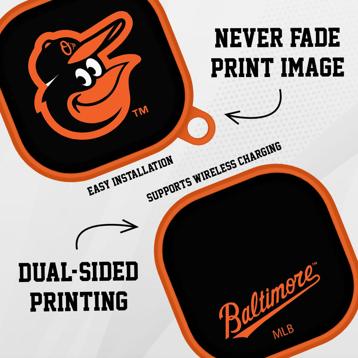 Baltimore Orioles HDX Samsung Galaxy Buds Pro Case Cover