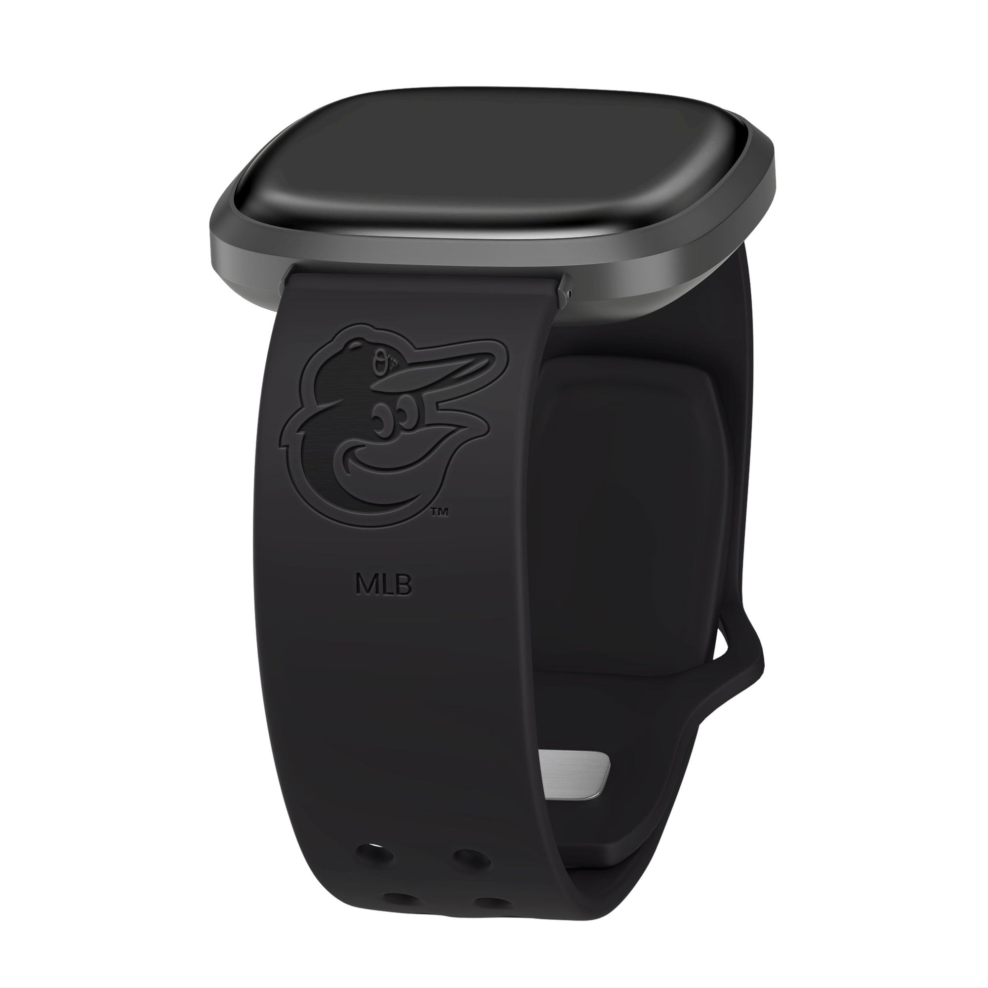 Baltimore Orioles Engraved Silicone Sport Fitbit Watch Band