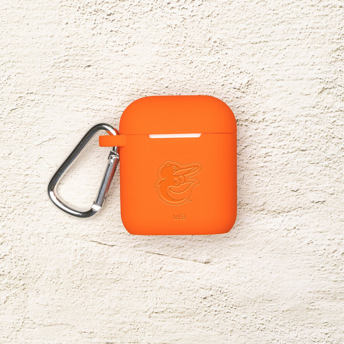 Game Time Baltimore Orioles Engraved Silicone AirPods Case Cover