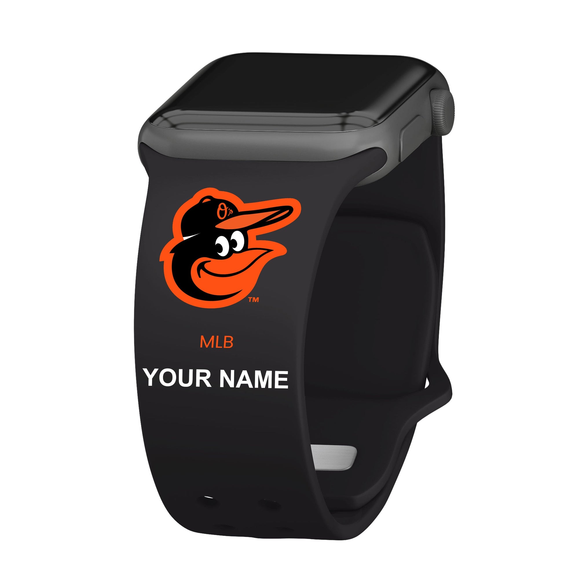 Baltimore Orioles HD Custom Name Apple Watch Band