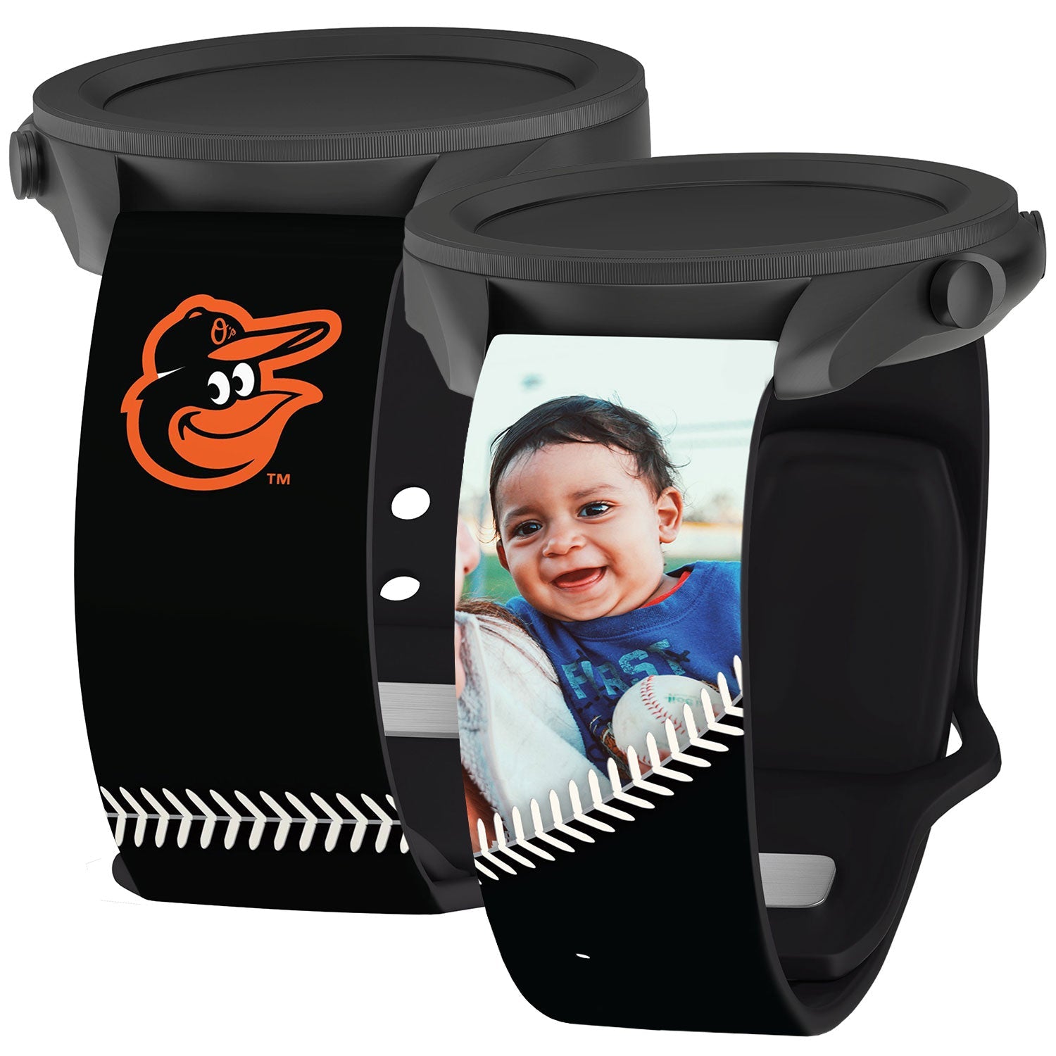 Baltimore Orioles Custom Photo HD Samsung Galaxy Watch Band