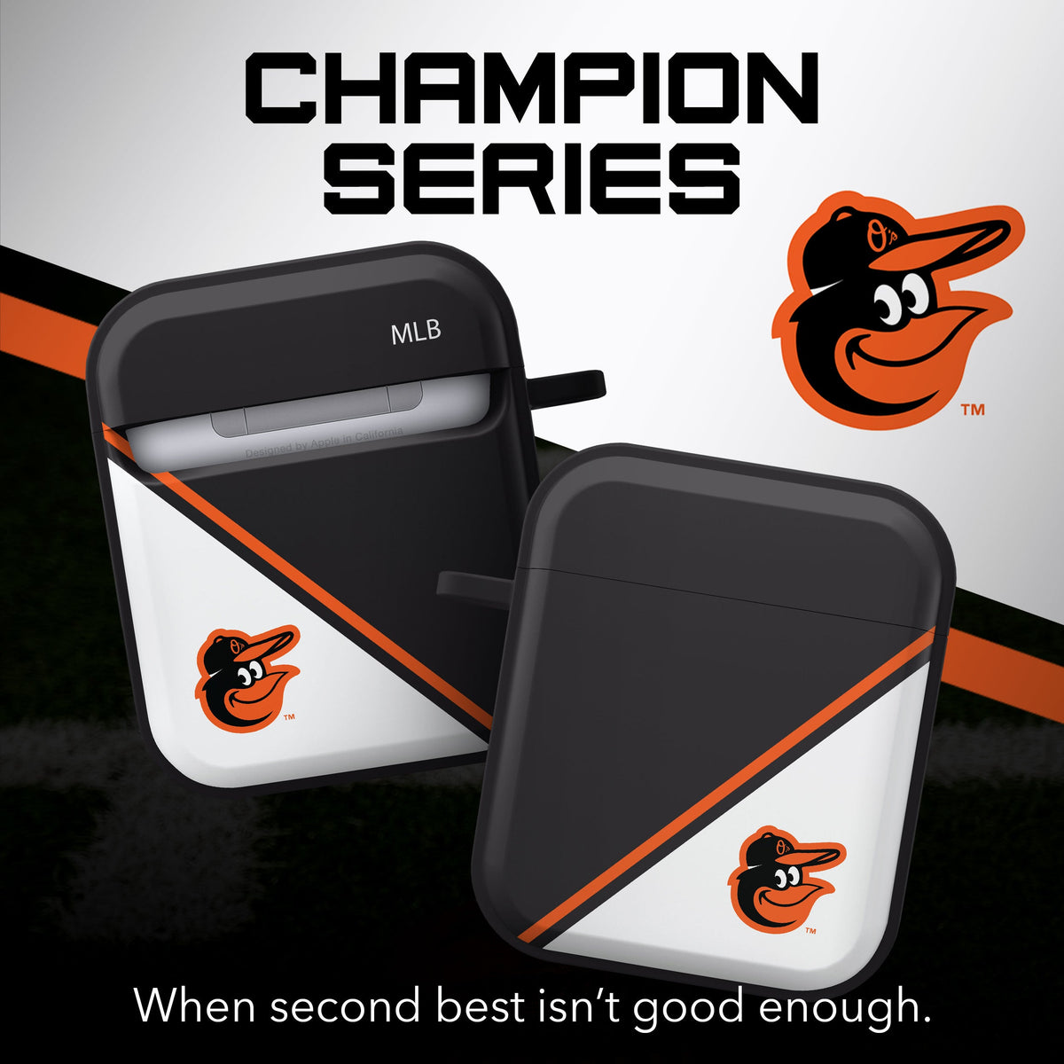 Baltimore Orioles HDX Champion Series Apple AirPods Gen 1 &amp; 2 Case Cover