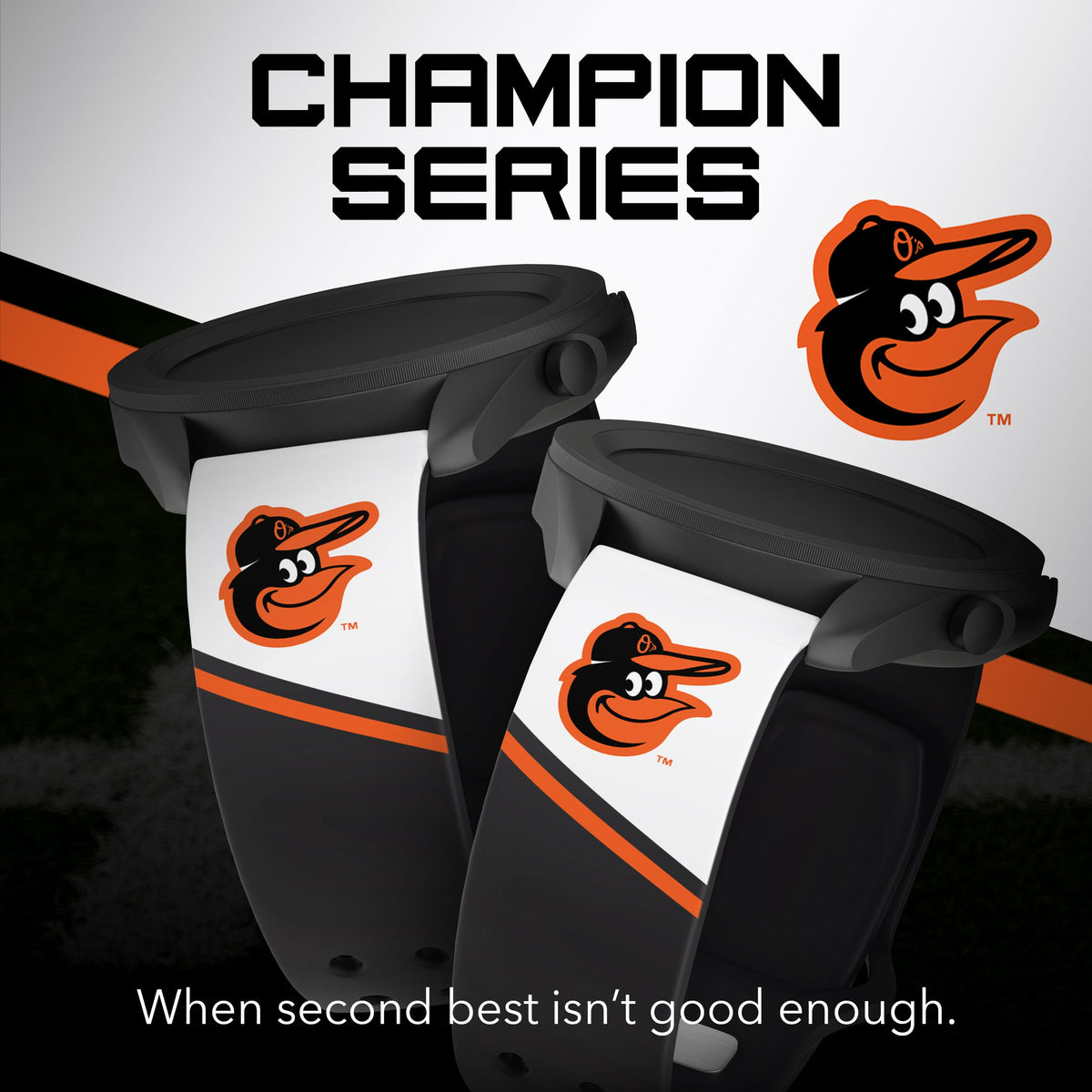 Baltimore Orioles HD Champion Series Samsung Galaxy Watch Band