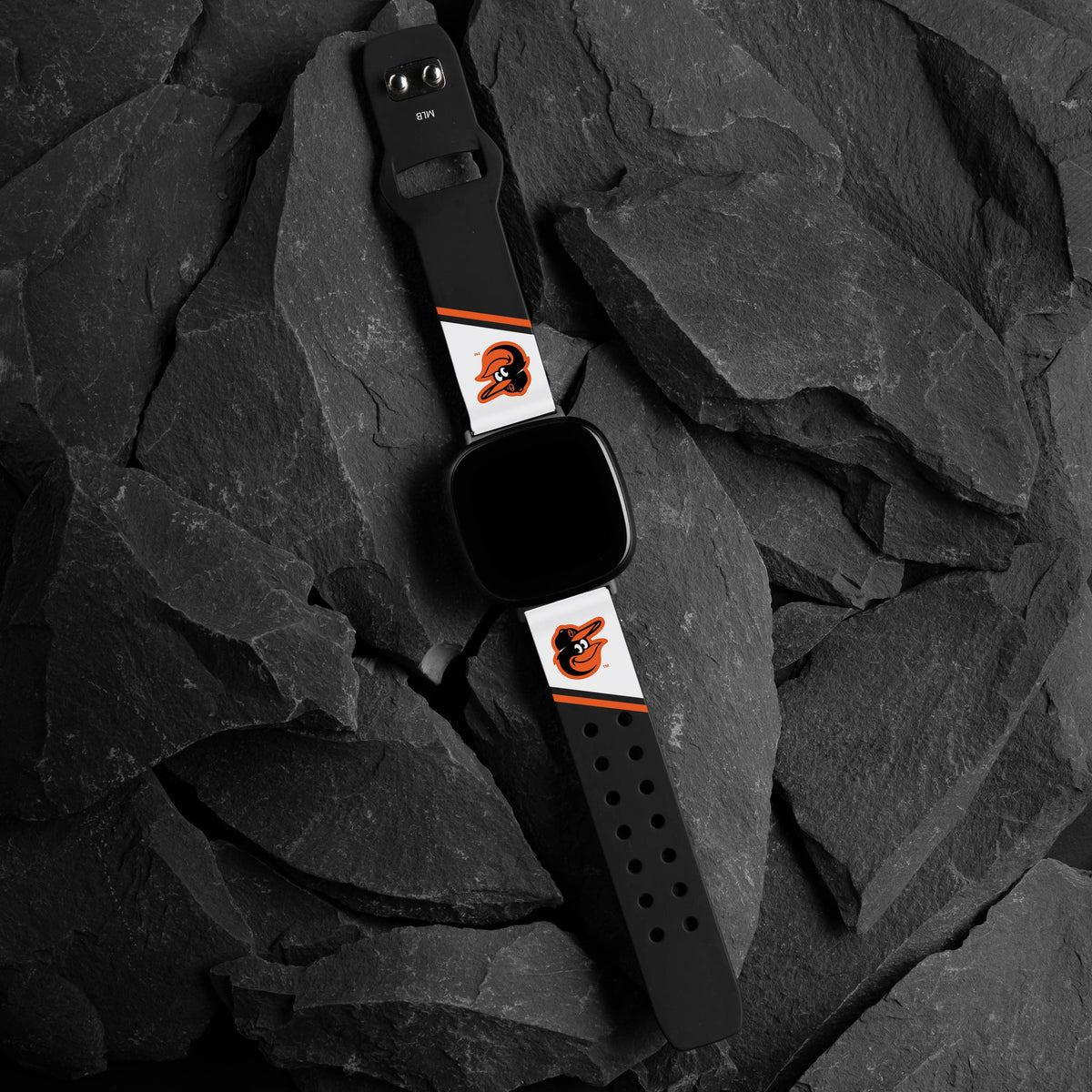 Baltimore Orioles HD Champion Series Fitbit Versa 3 &amp; Sense Watch Band