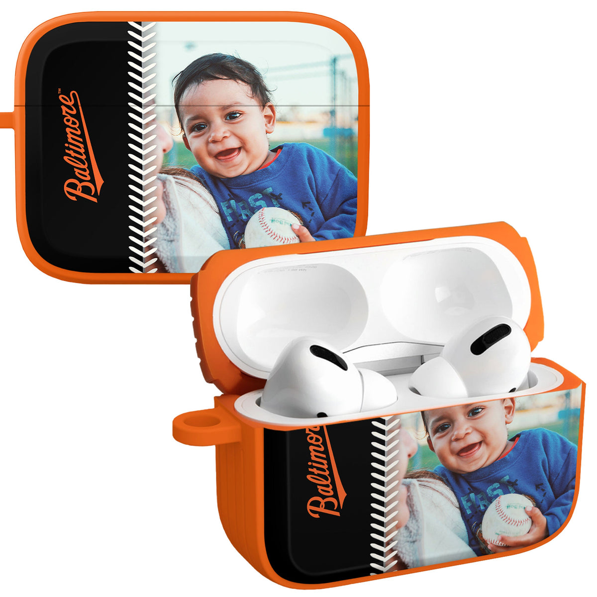 Baltimore Orioles Custom Photo HDX Apple AirPods Pro Case Cover
