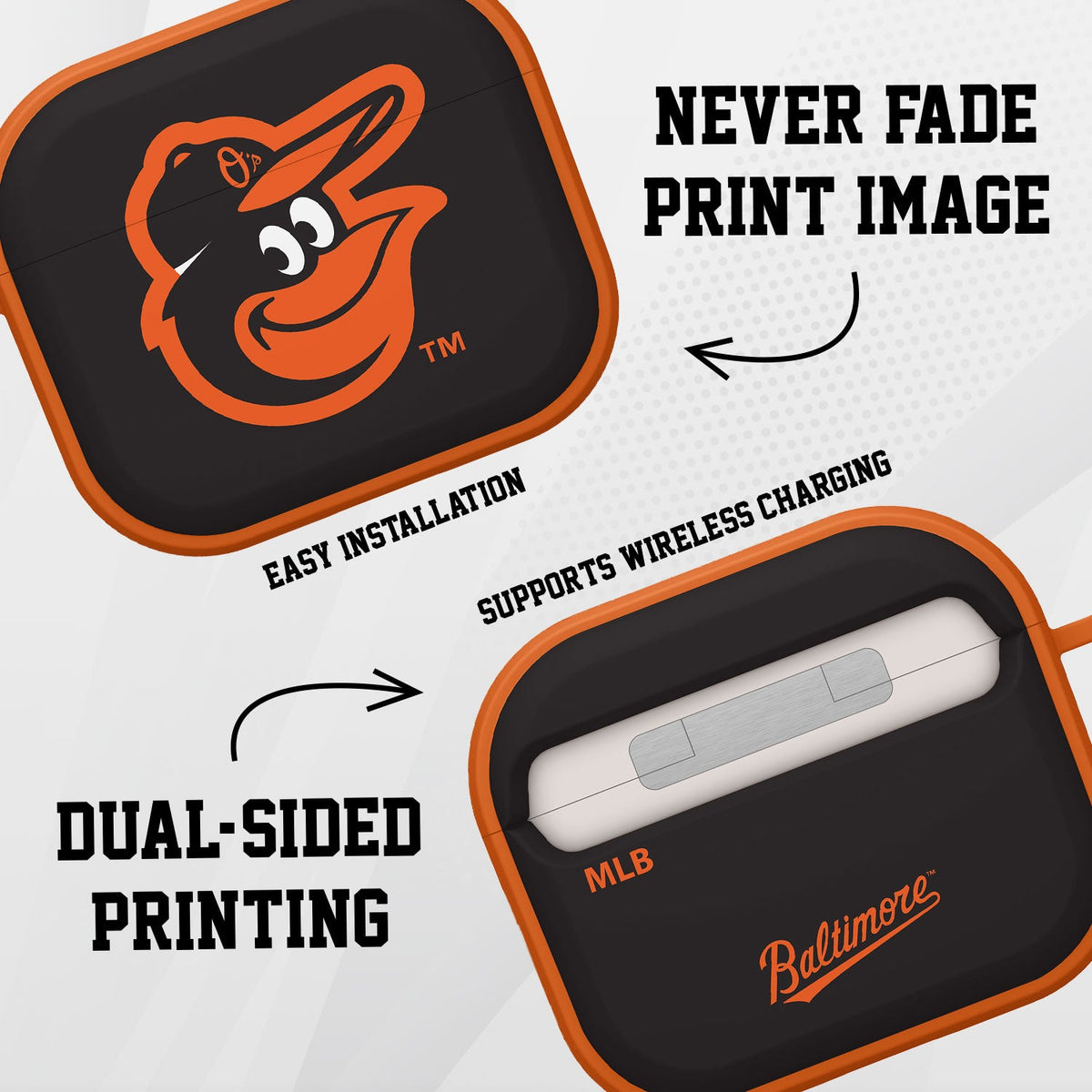 Baltimore Orioles HDX Apple AirPods Gen 3 Case Cover