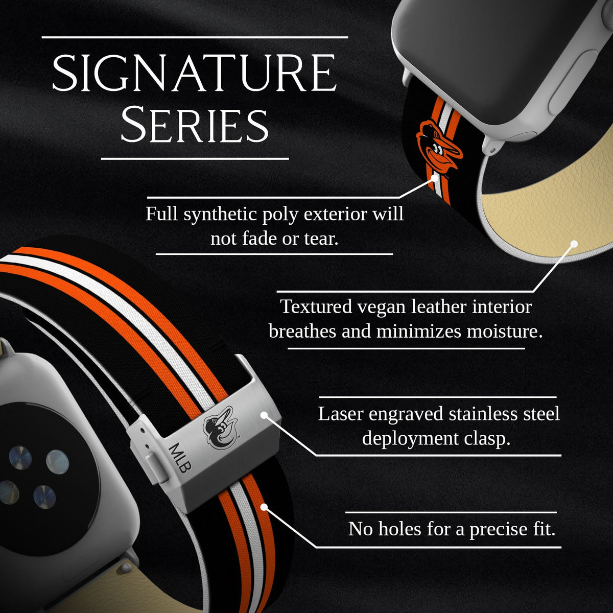 Game Time Baltimore Orioles Signature Series Watch band