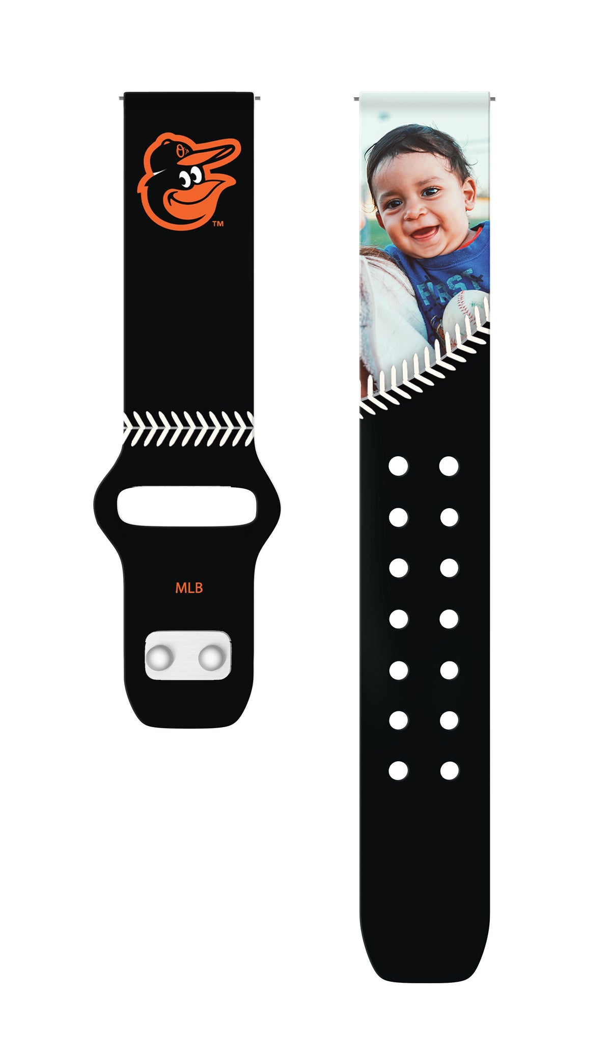 Baltimore Orioles Custom Photo HD Samsung Galaxy Watch Band