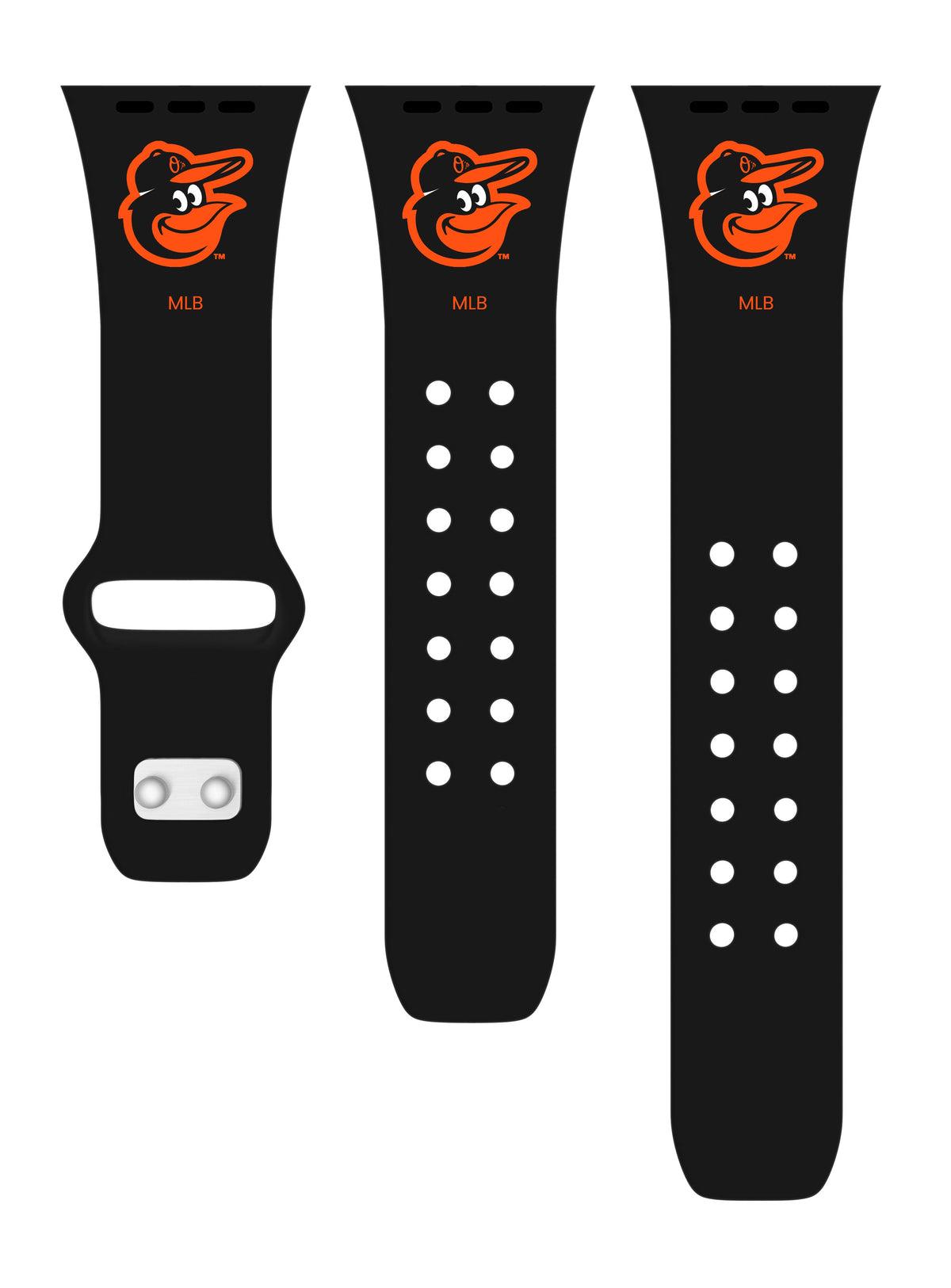 Baltimore Orioles Silicone Apple Watch Band - Game Time