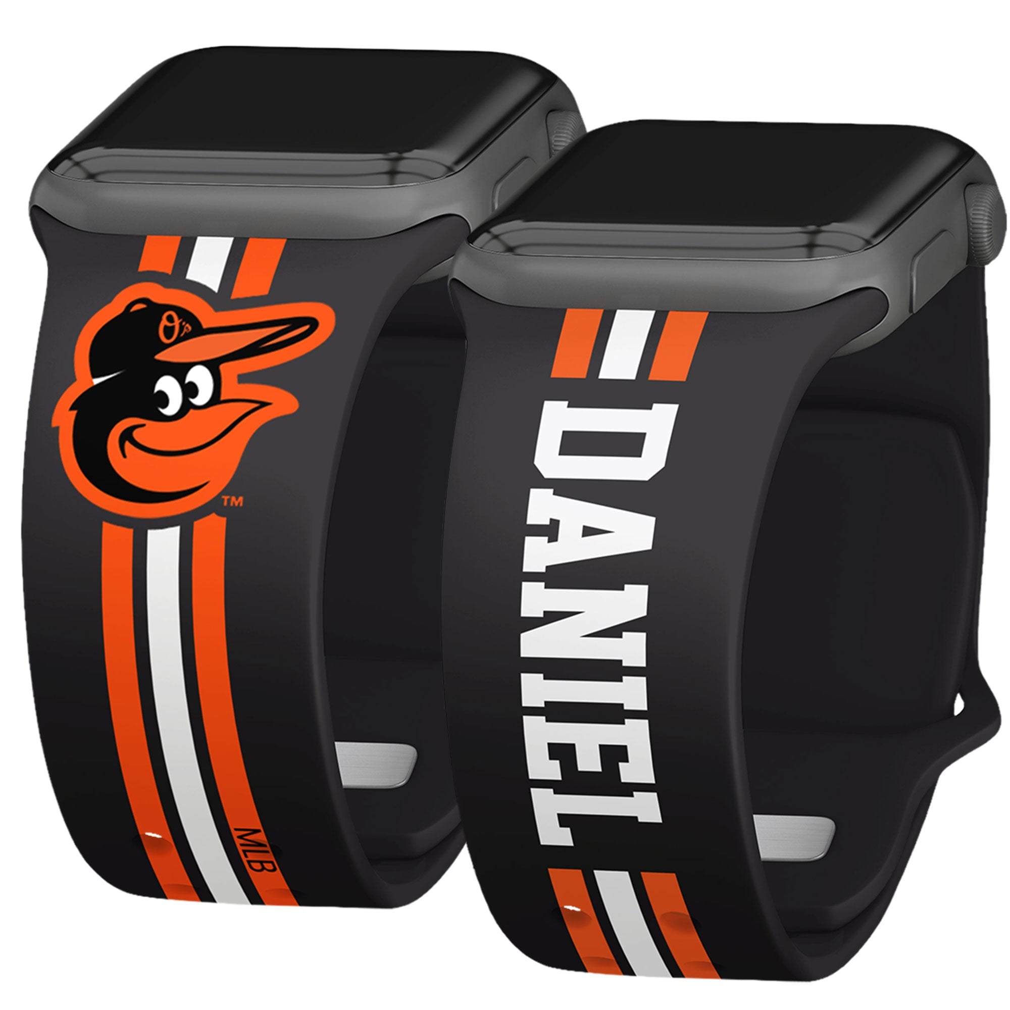 Baltimore Orioles Custom Name HD Apple Watch Band