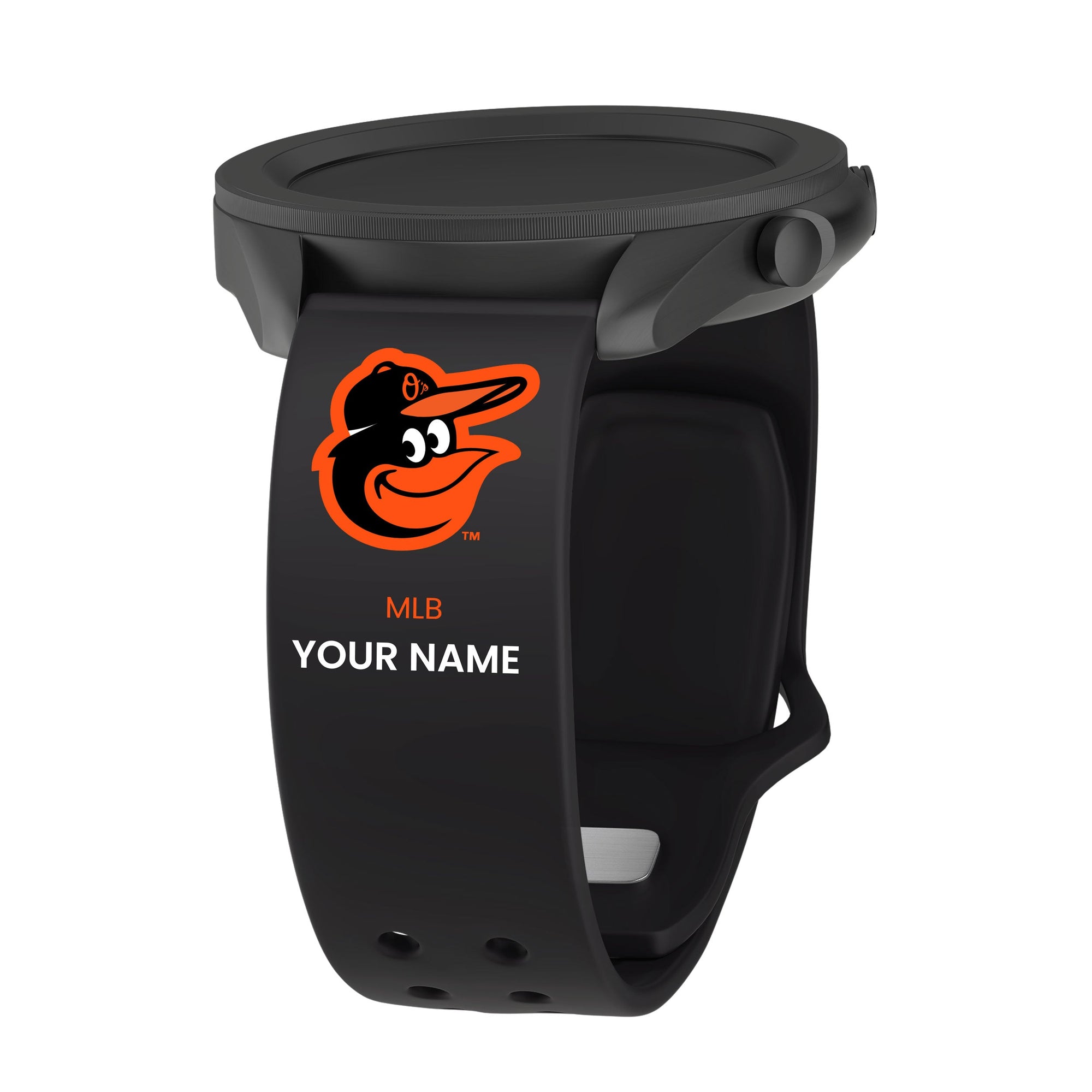 Baltimore Orioles HD Custom Name Watch Band Compatible with Samsung Galaxy Watch and more