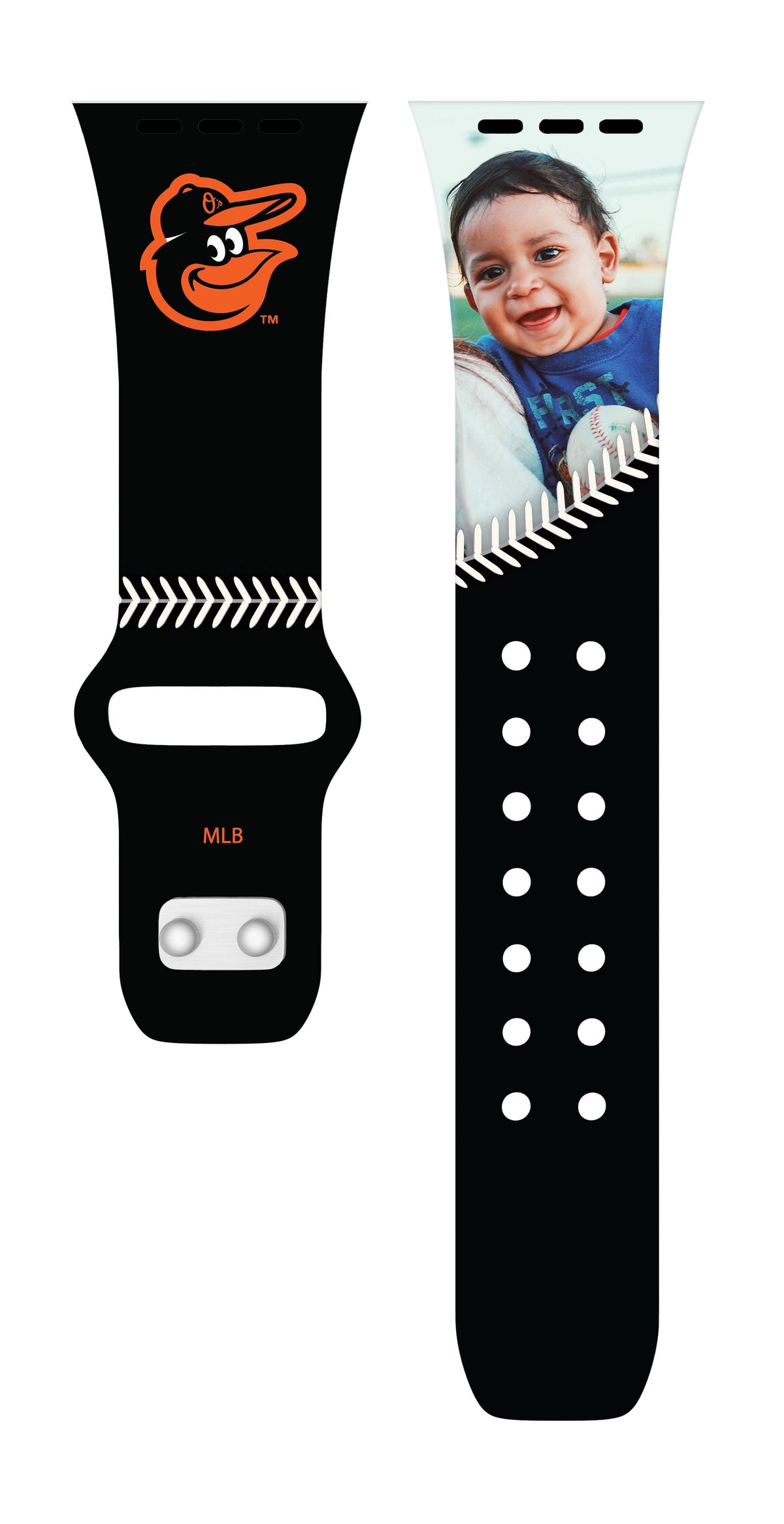 Baltimore Orioles Custom Photo HD Apple Watch Band