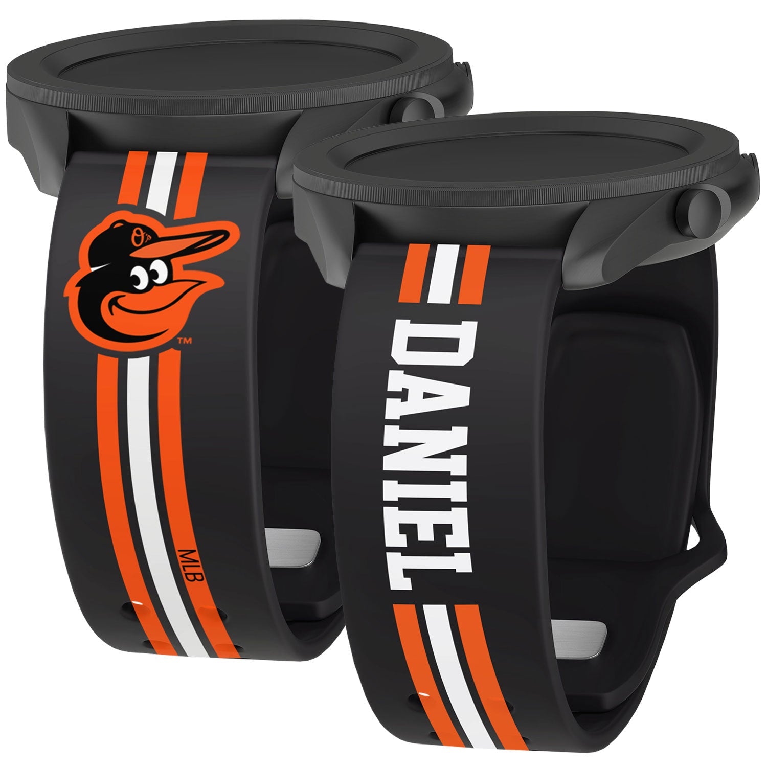 Baltimore Orioles Custom Name HD Quick Change Watch Band