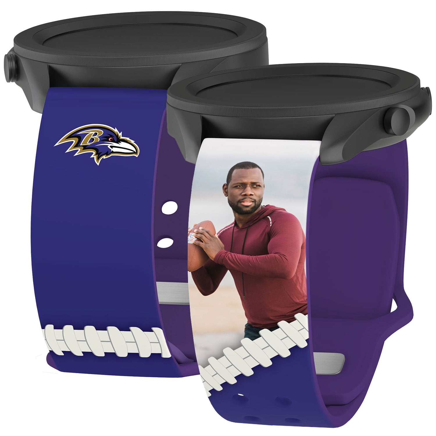 Baltimore Ravens Custom Photo HD Samsung Galaxy Watch Band