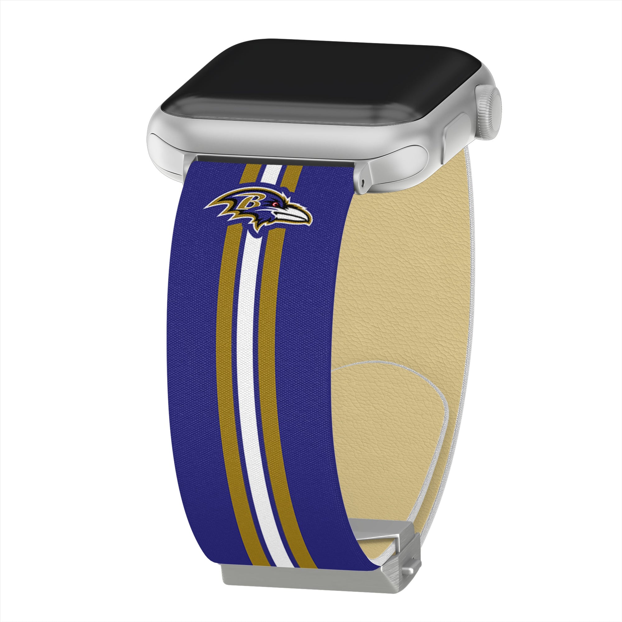 Game Time Baltimore Ravens Signature Series Apple Watch Band With Engraved Buckle