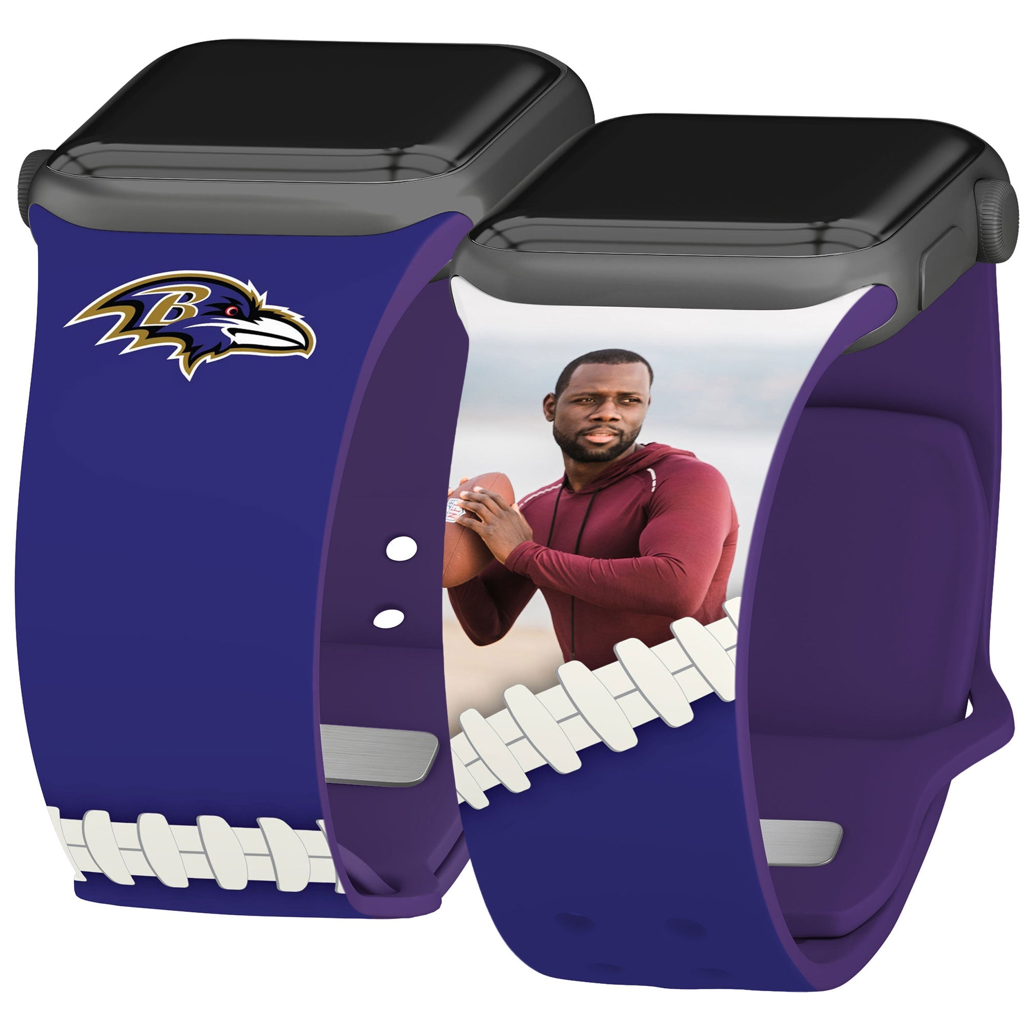 Baltimore Ravens Custom Photo HD Apple Watch Band