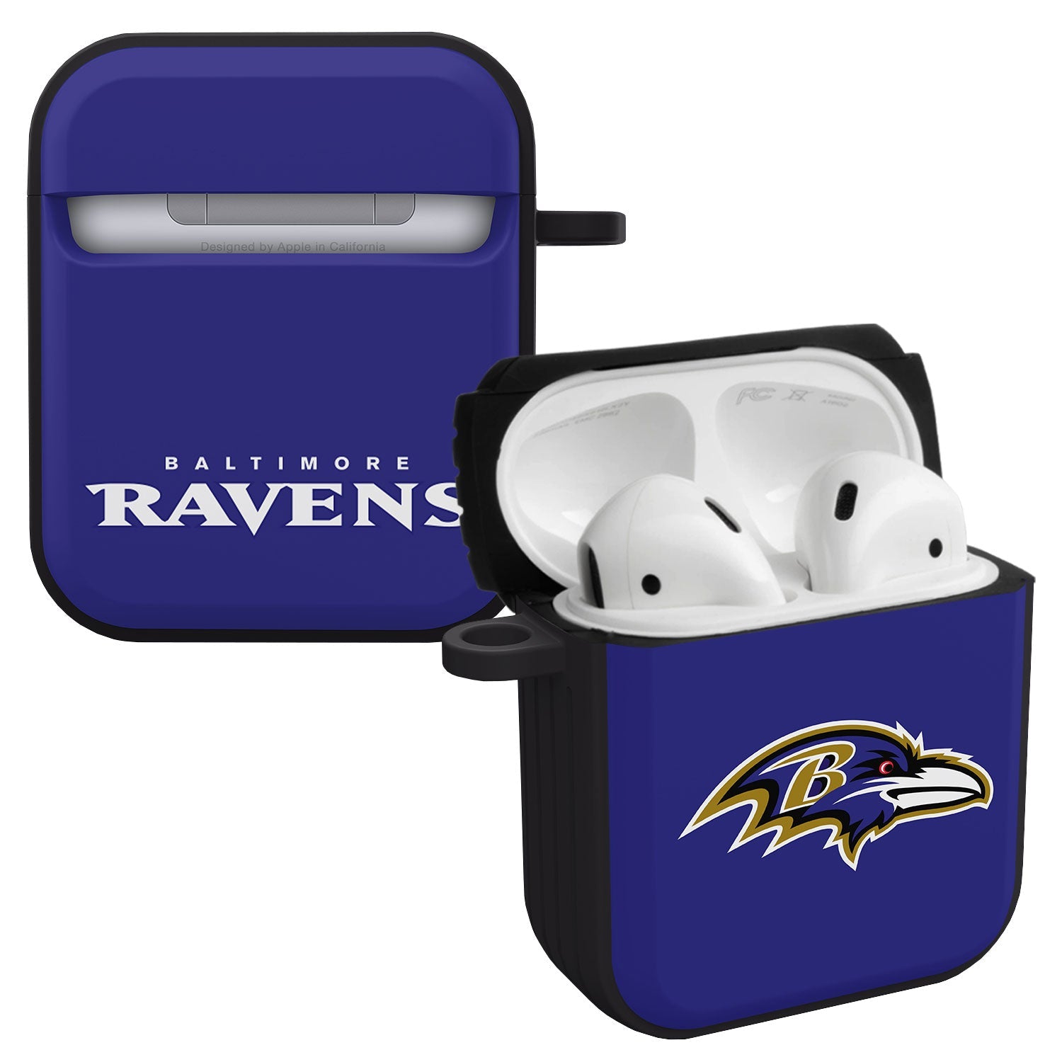 Baltimore Ravens HDX Apple AirPods Gen 1 & 2 Case Cover