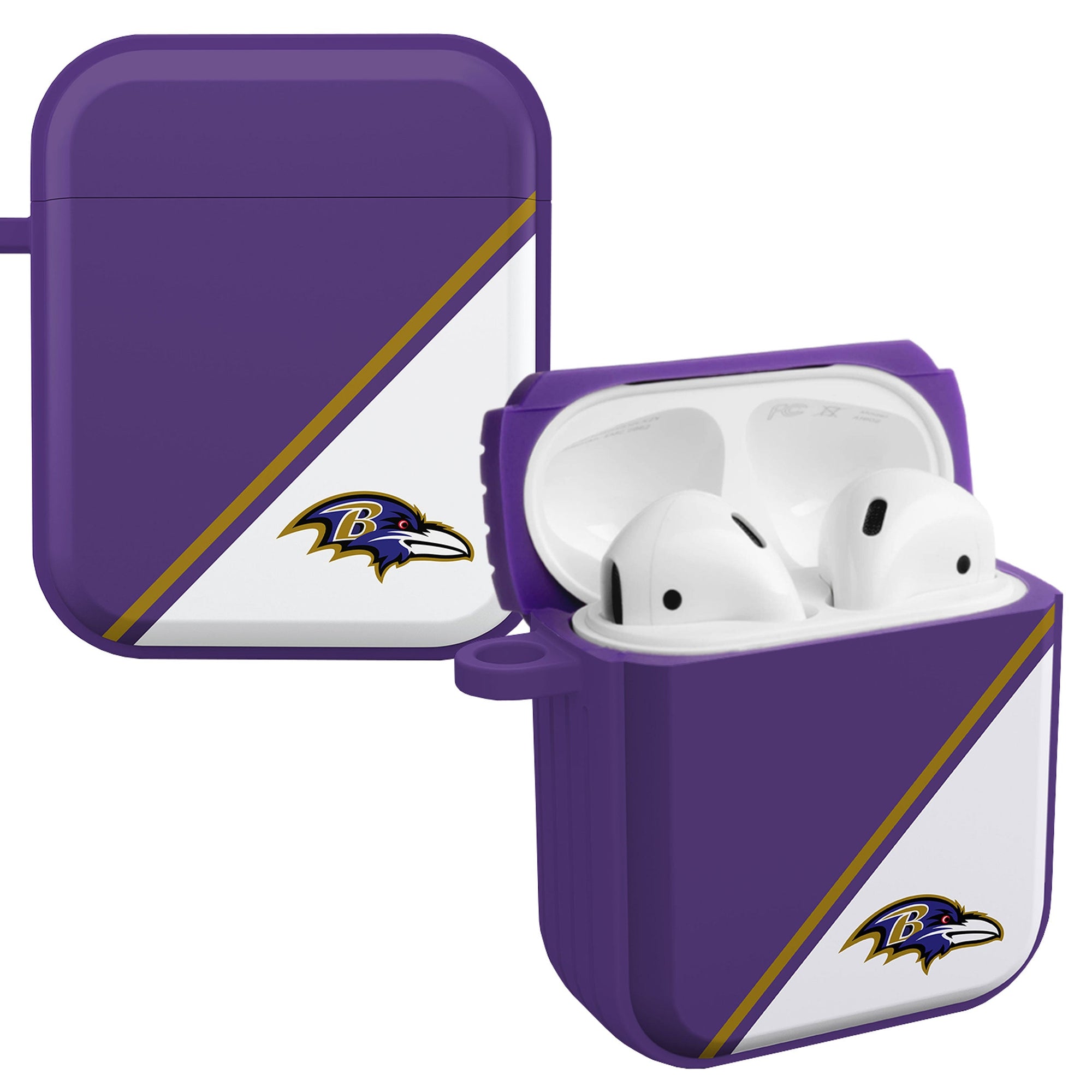 Baltimore Ravens HDX Champion Series Apple AirPods Gen 1 & 2 Case Cover