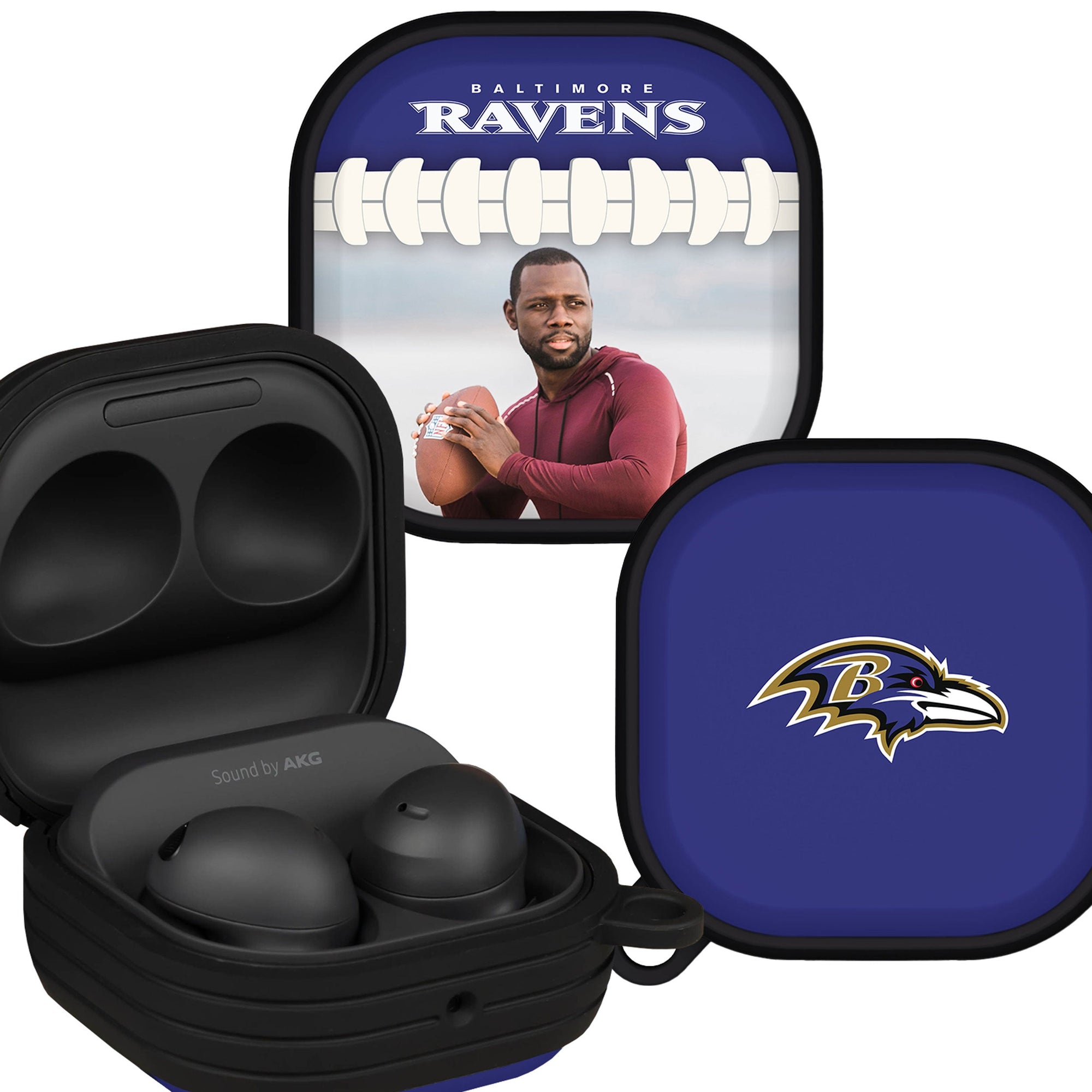 Baltimore Ravens Custom Photo HDX Samsung Galaxy Buds Pro Case Cover