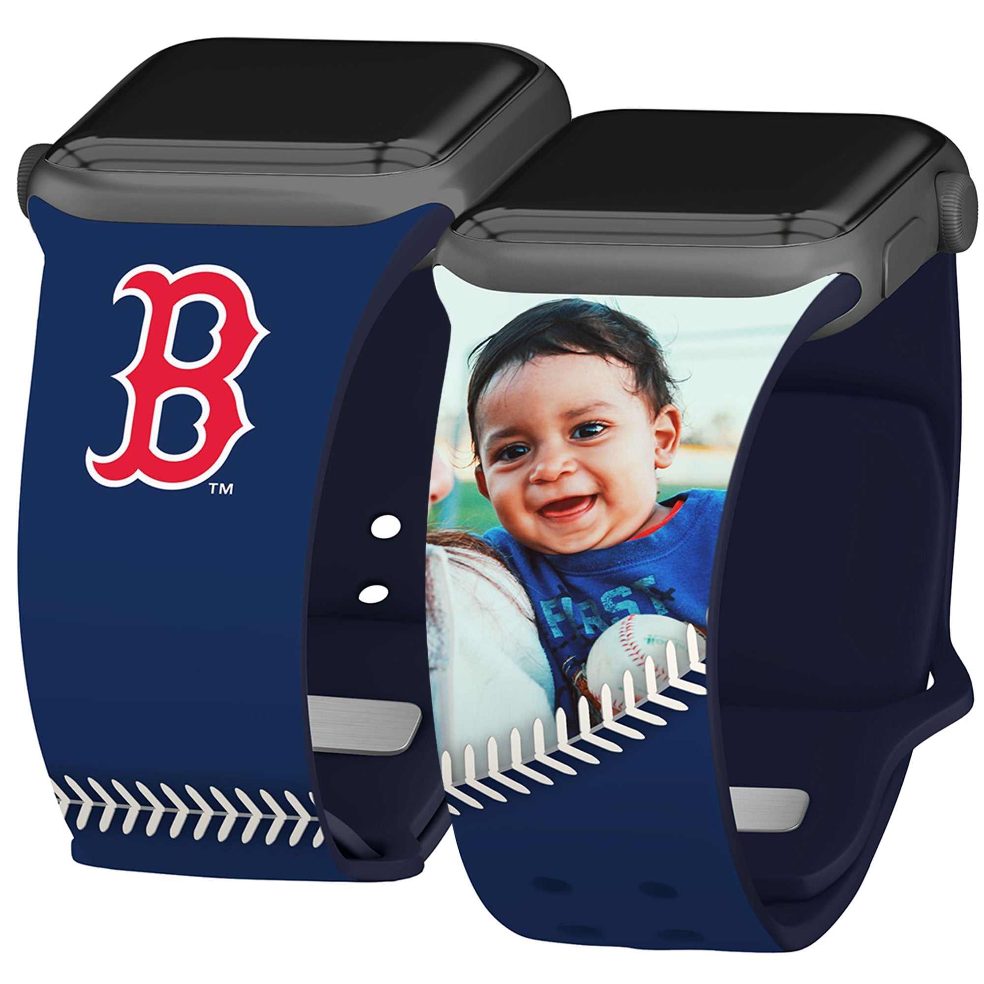 Boston Red Sox Custom Photo HD Apple Watch Band